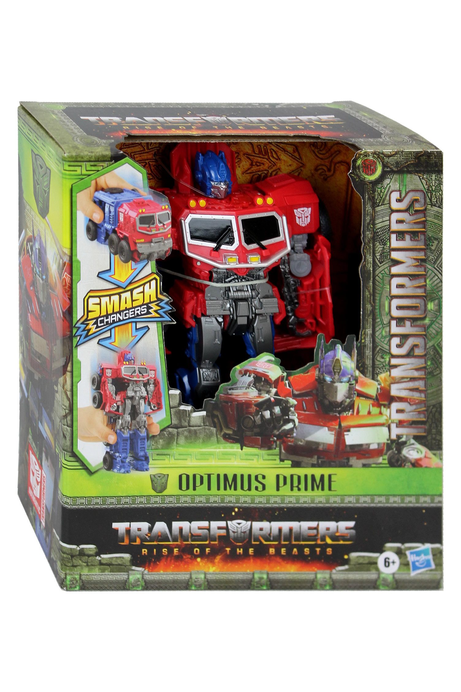 Hasbro Actionfigur Transformers: Aufstieg der Bestien, Smash Changer Figur Optimus Prime