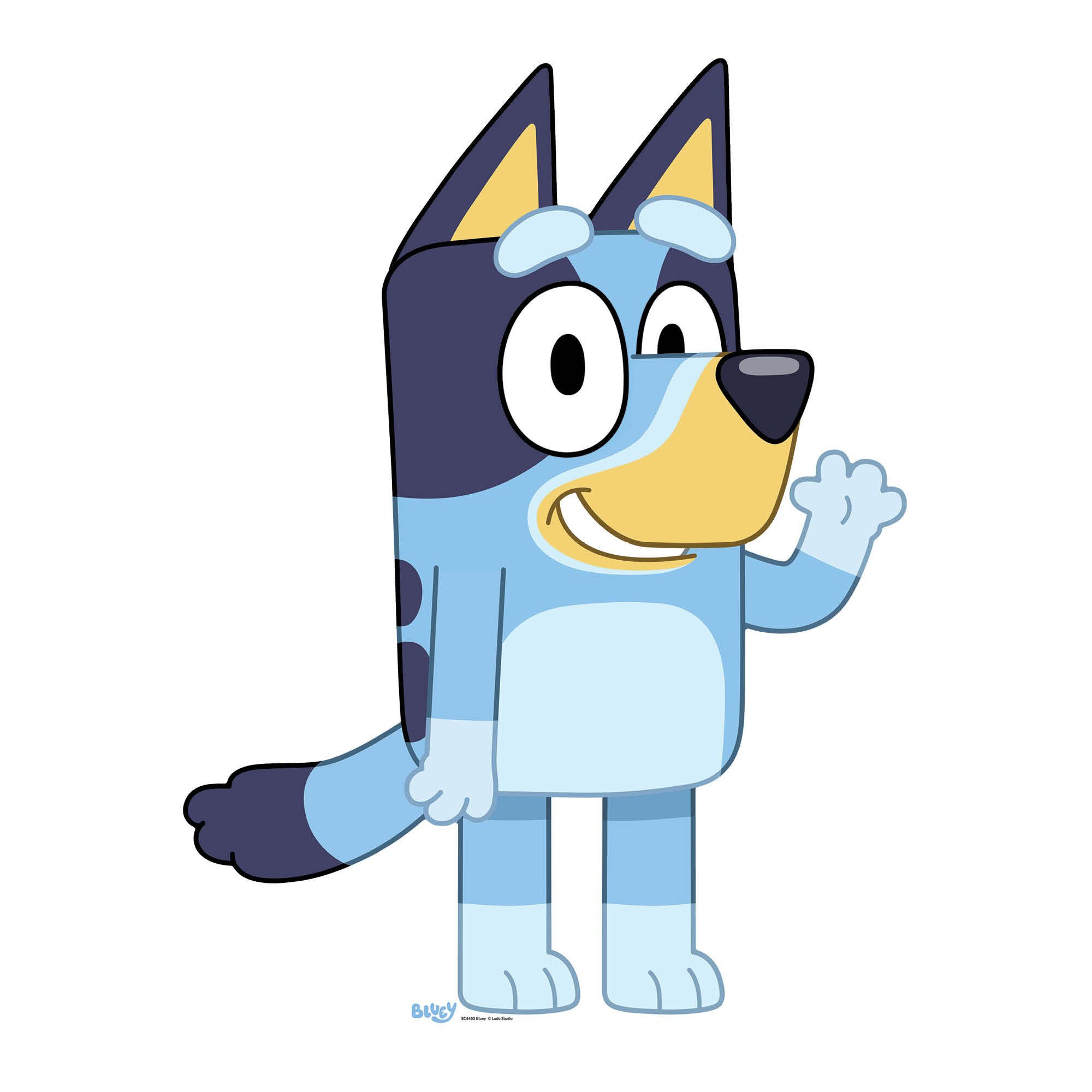 Dekofigur Bluey Character Mini Pappaufsteller Standy günstig online kaufen