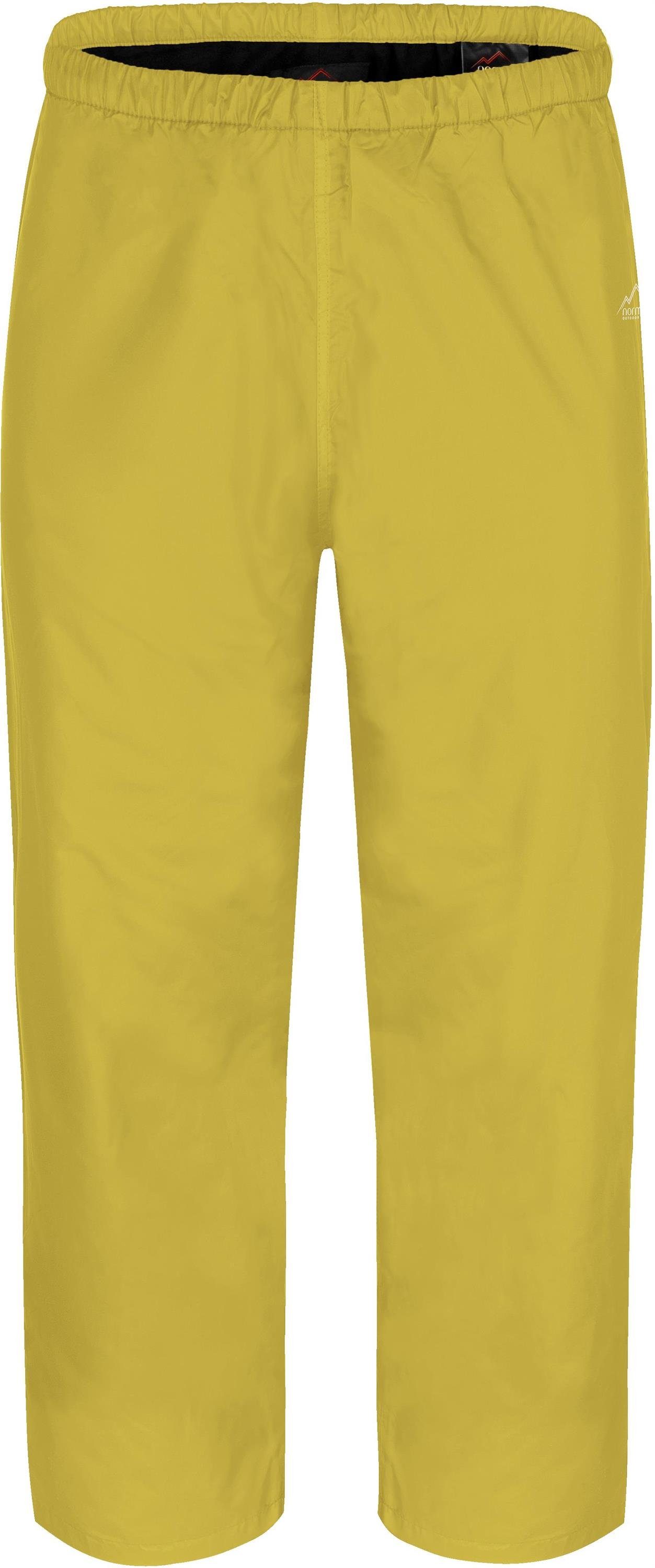 normani Regenhose Gelb Mädchen Übergangshose Matschhose für Regenhose Junge Wasserdichte und Kinderhose mit Kinder Fleecefutter