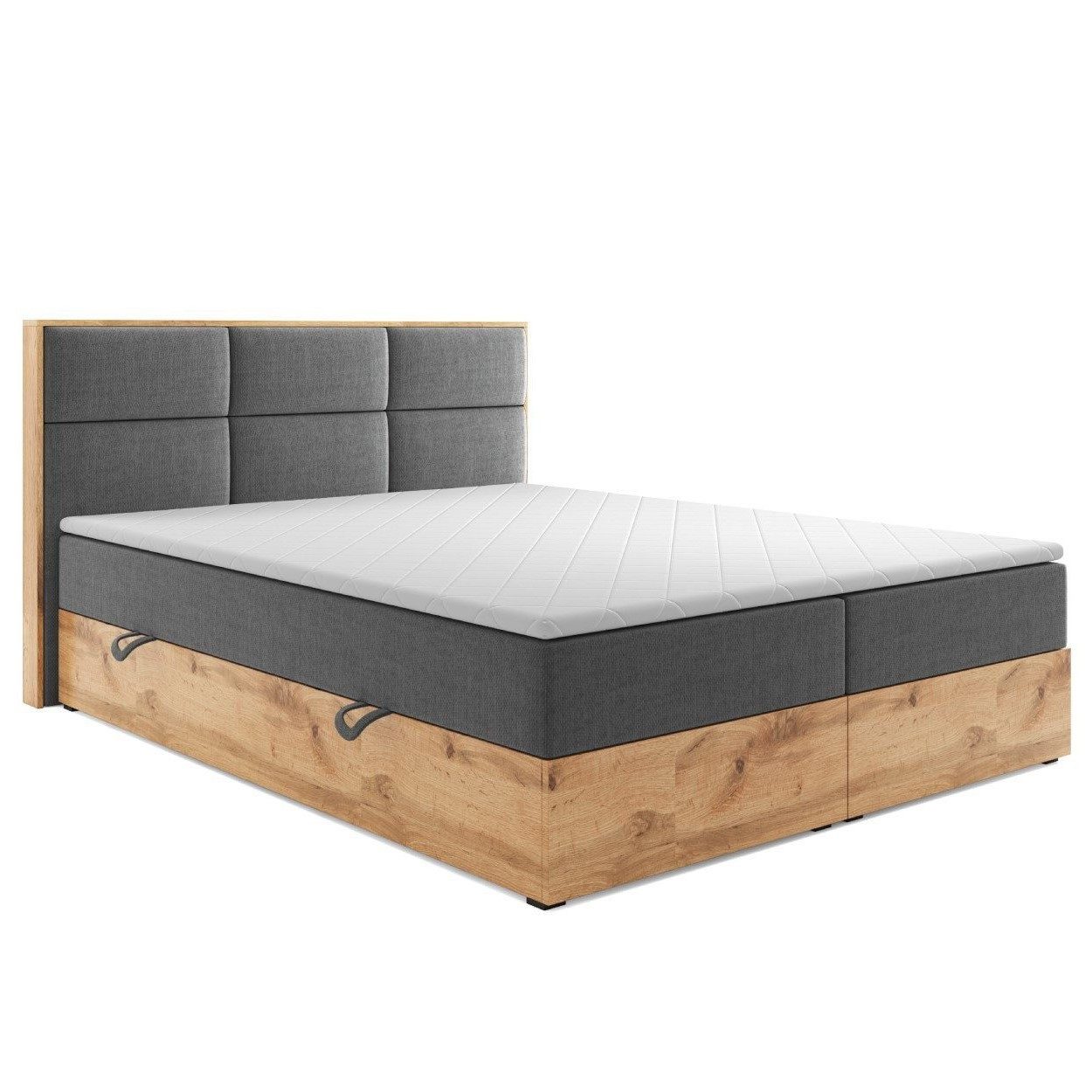 inter Boxspringbett Boxspringbett KOPENHAGEN 180x200cm Anthrazit günstig online kaufen