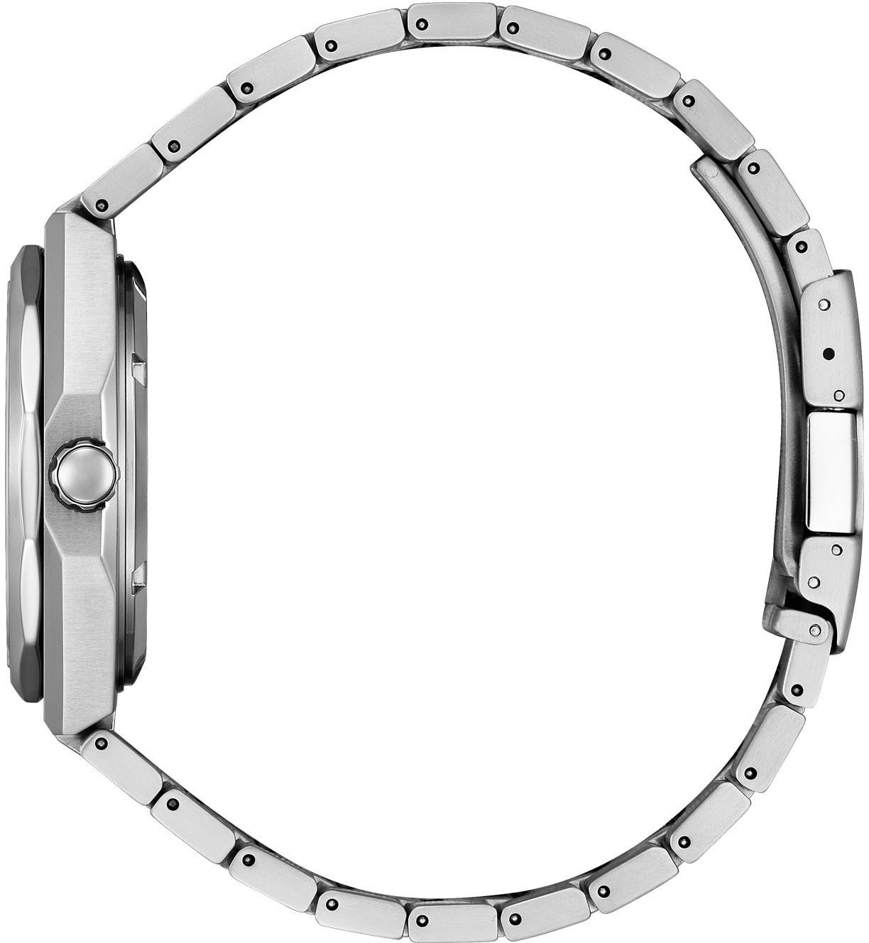 Citizen Automatikuhr Super Titanium Zenshin 60 NK5020-58M, Armbanduhr, Herren, Mechanische Uhr, Titan, analog, dezentrale Sekunde