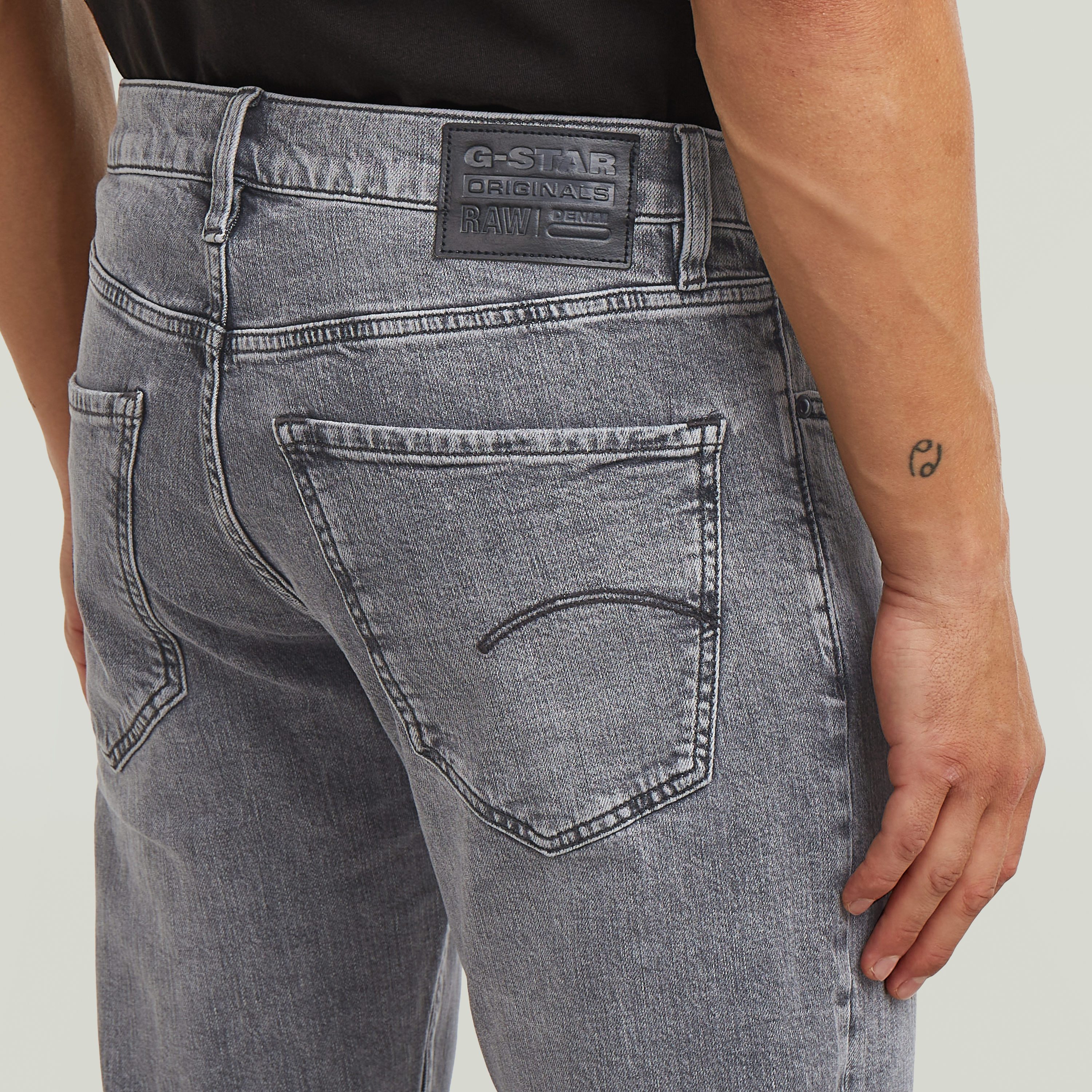 G-STAR Straight-Jeans Mosa Straight mit hellen Nähten