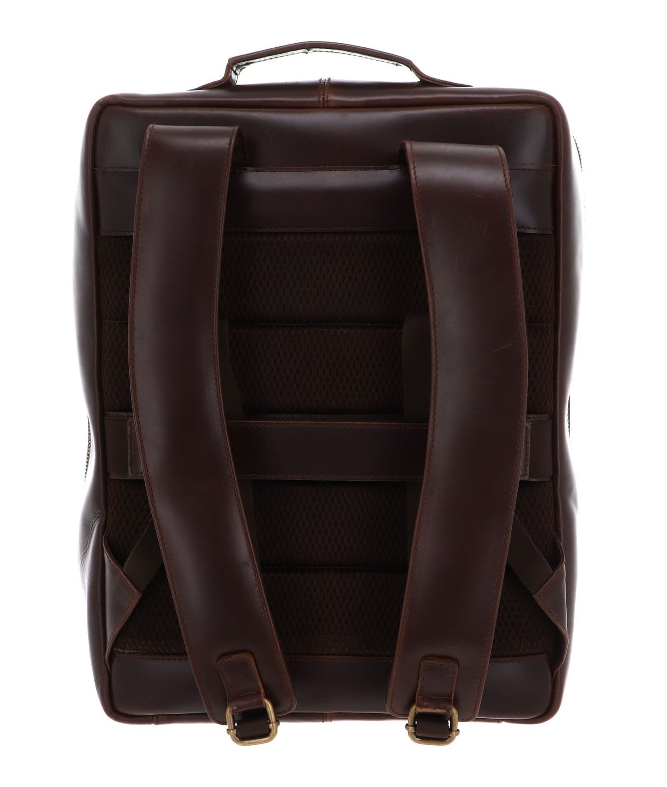 Buckle & Seam Rucksack Backpack, aus echtem Rindsleder