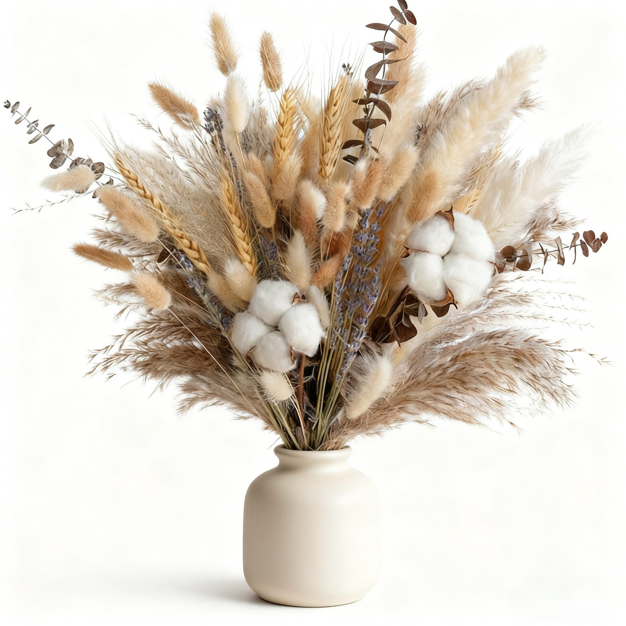 Trockenblume 78 Stück Pampasgras Getrocknet,Pampasgras Trockenblumen Deko B günstig online kaufen
