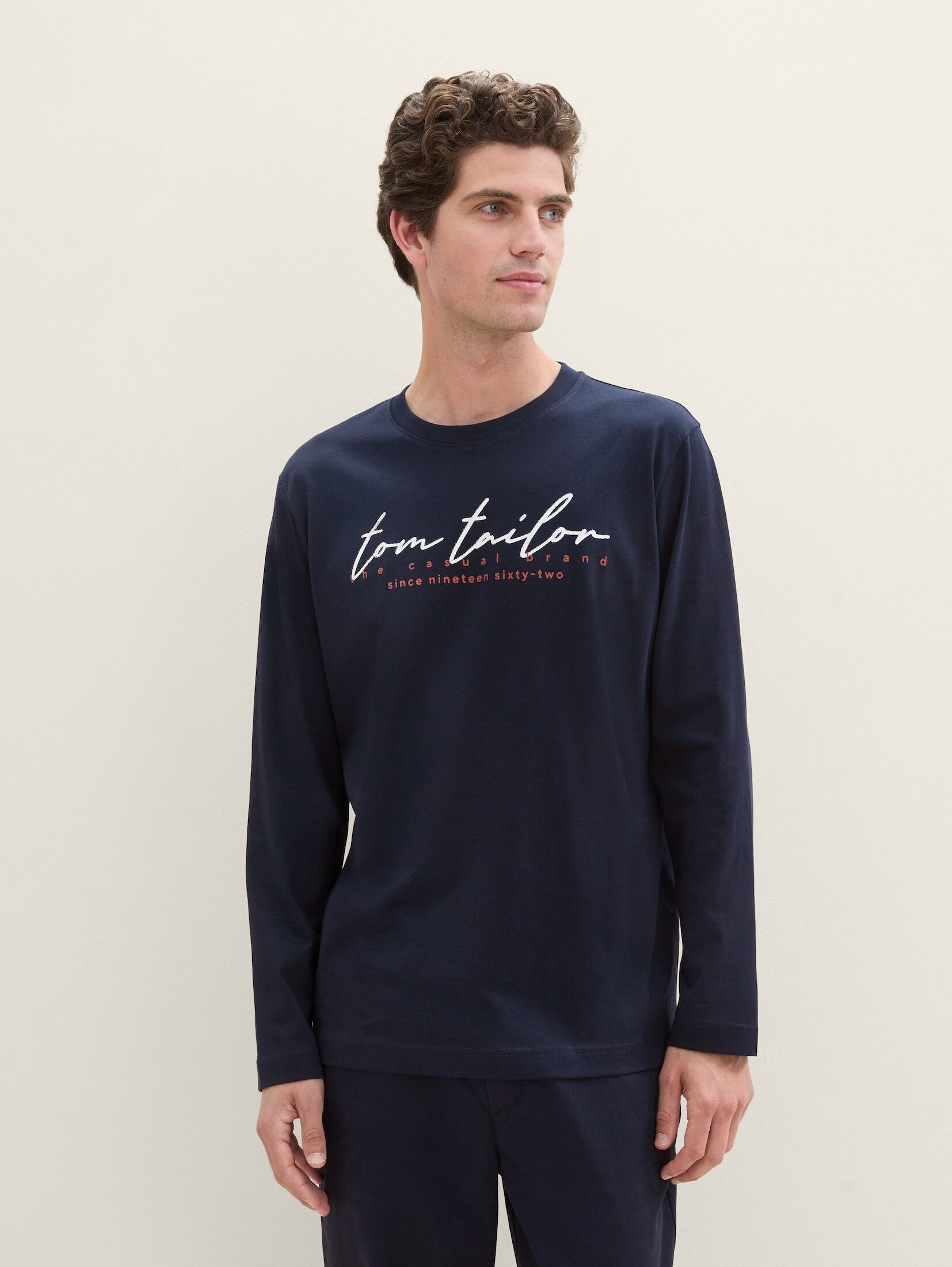 TOM TAILOR Langarmshirt Print Langarmshirt mit günstig online kaufen