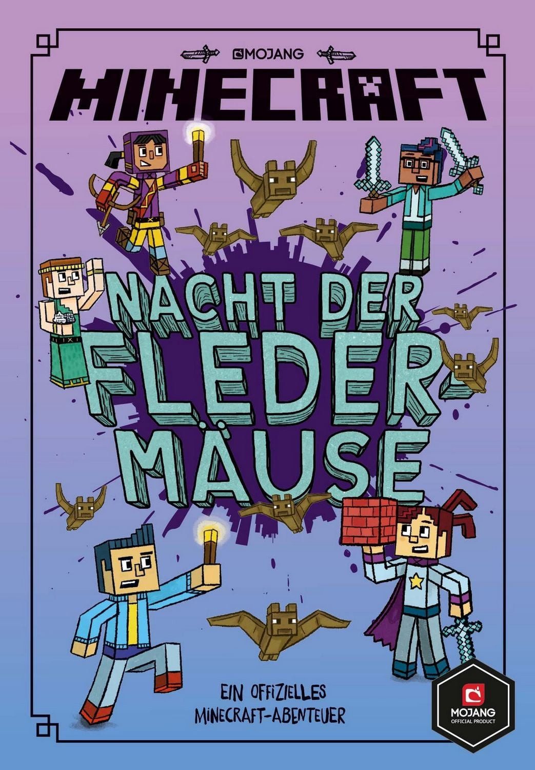 Kinderbuch Minecraft, Nacht der Fledermäuse Ein offizielles Minecraft-Abenteuer, Minecraft, Nick Eliopulos