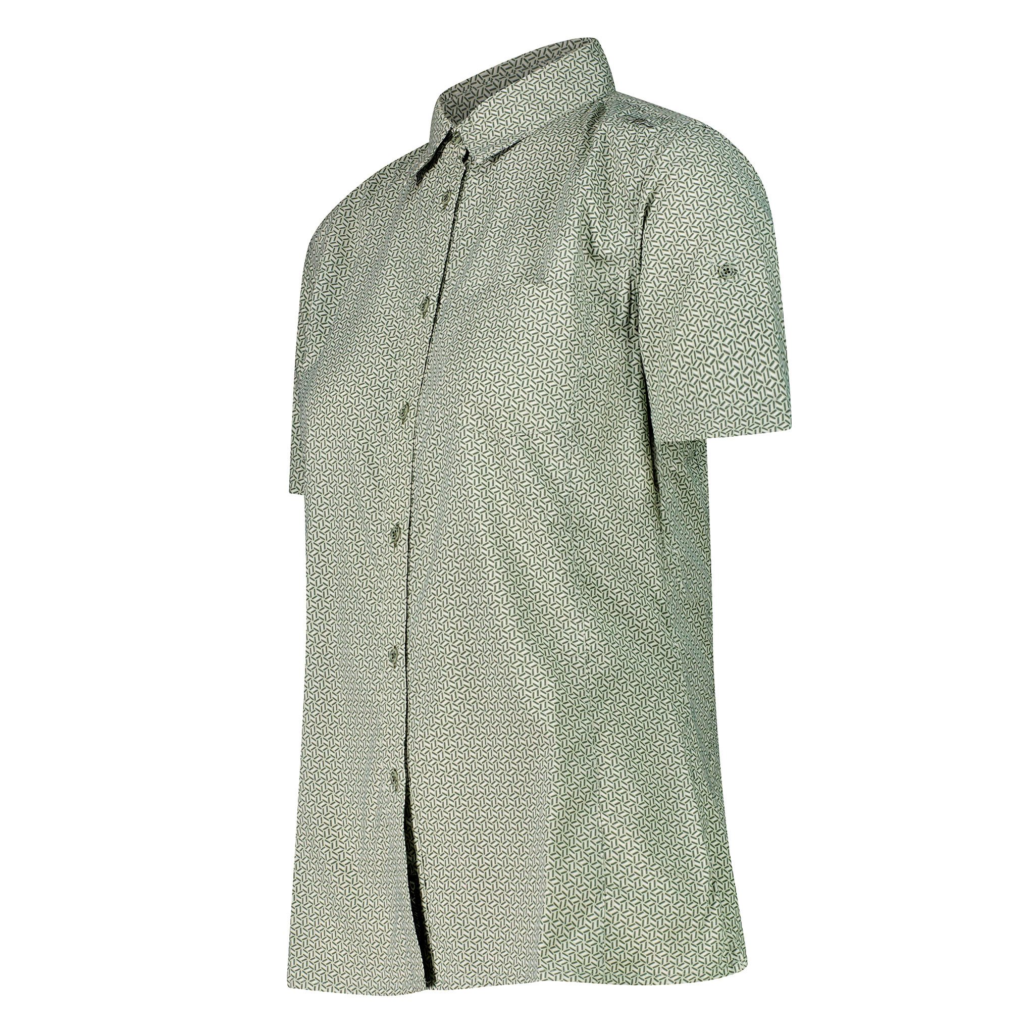 CMP Outdoorbluse Shirt Tech Button-Up mit Markendetails