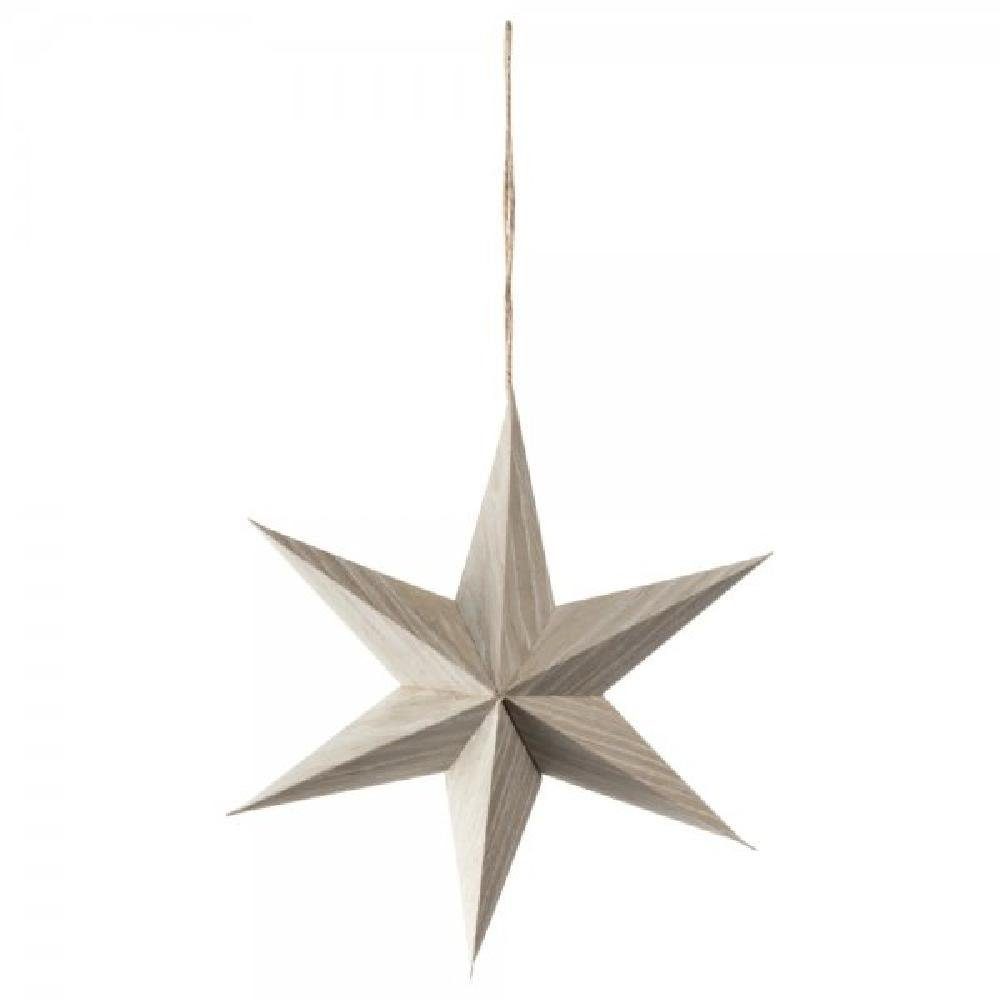 LEONARDO Christbaumschmuck Autentico Sternhänger Leonardo (19cm) Braun