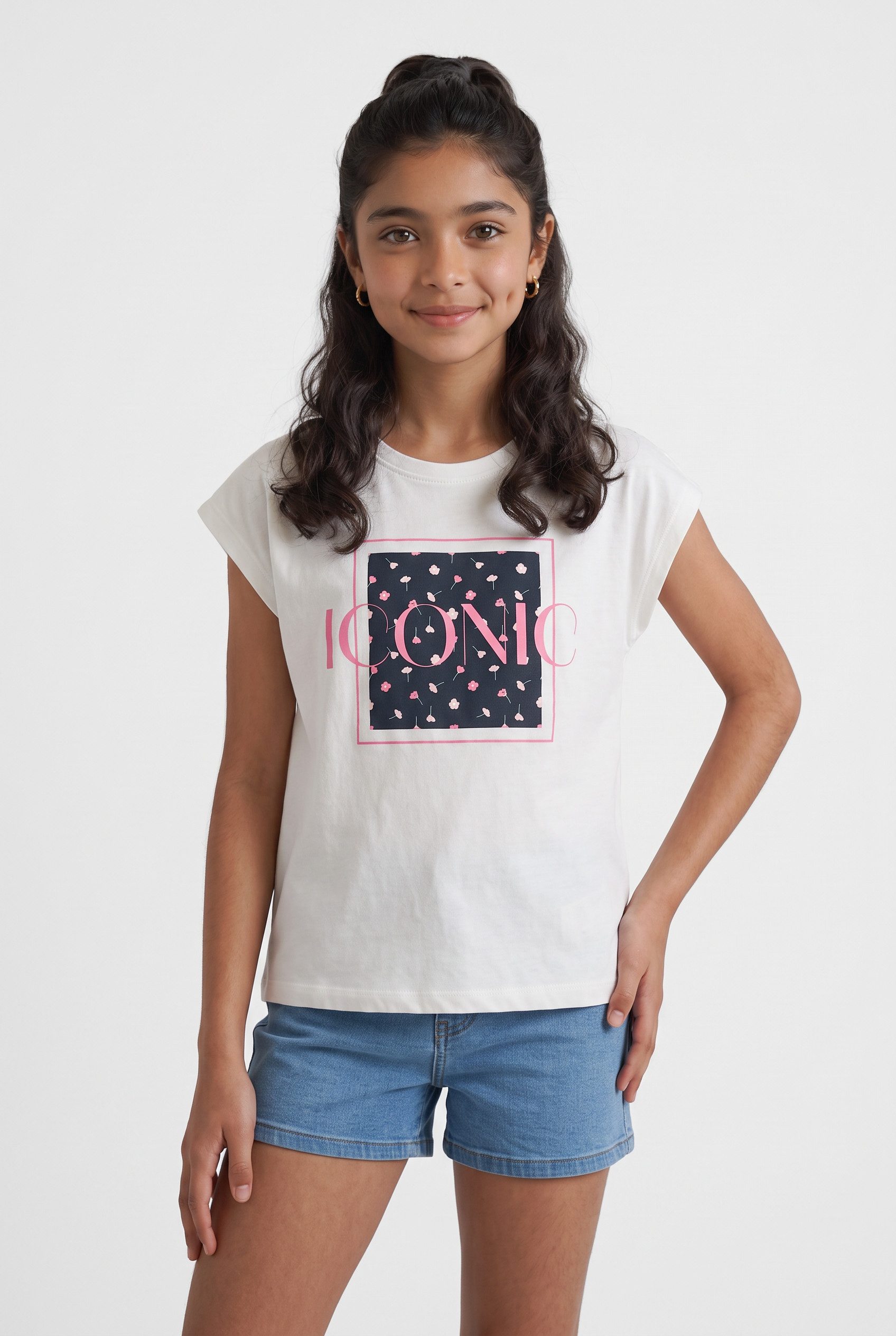 Name It T-Shirt NKFVIGEA 2P CAPSL TOP J (Packung, 2-tlg) Baumwolle, regular fit – Bild 2 von 5
