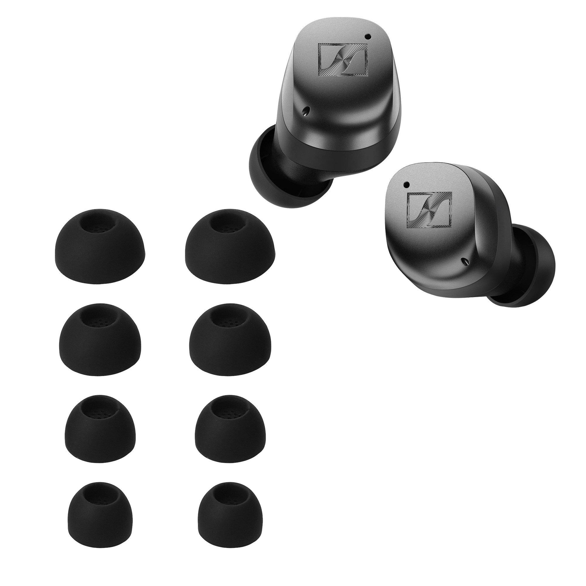 kwmobile 8x Ersatzpolster für Sennheiser MOMENTUM True Wireless 4 HiFi-Kopfhörer (4 Größen - Silikon Ersatz Ohrstöpsel für Sennheiser In-Ear Headphones)