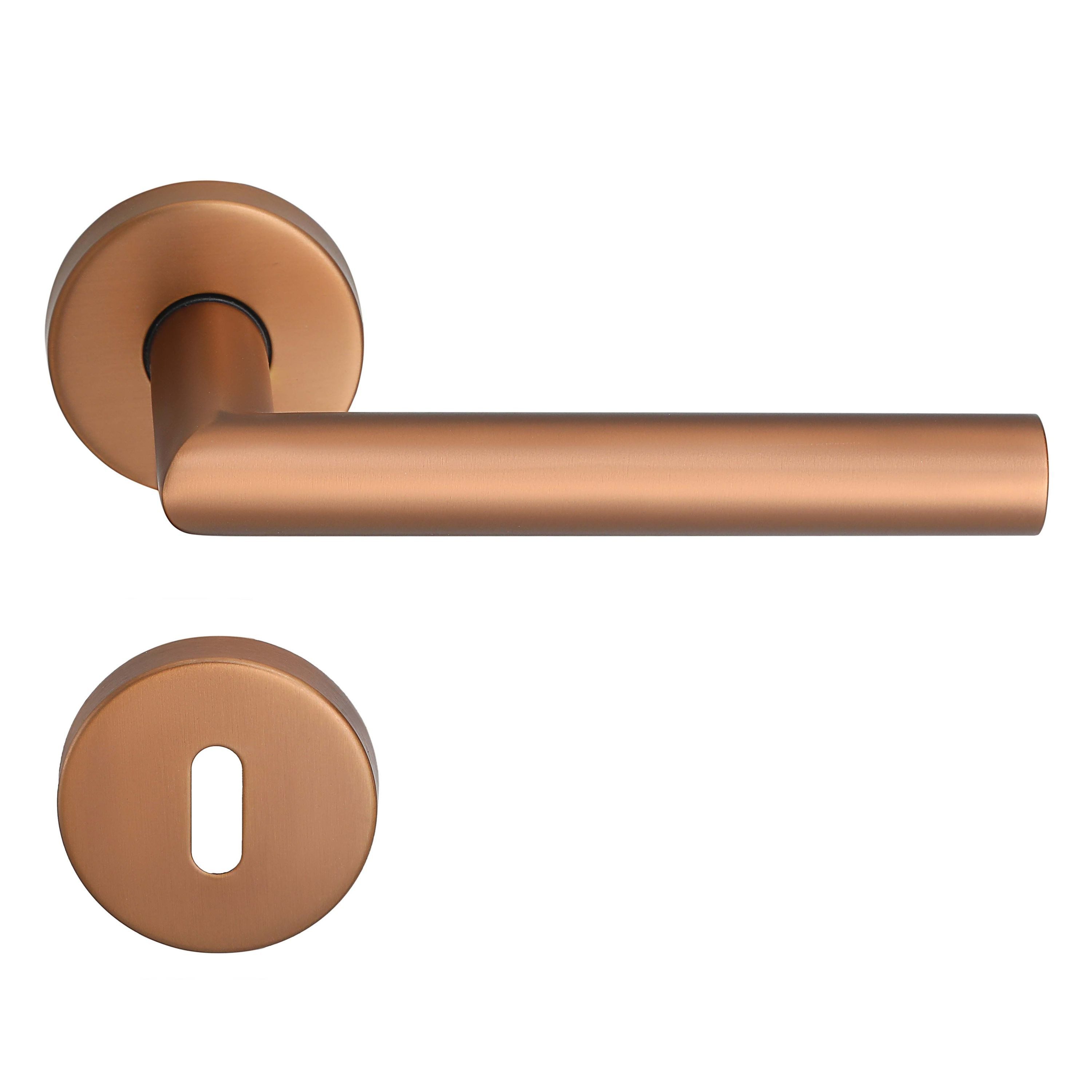 MeinTürgriff Drückergarnitur Toulouse Rosegold Türgriff für Innentüren Rose günstig online kaufen