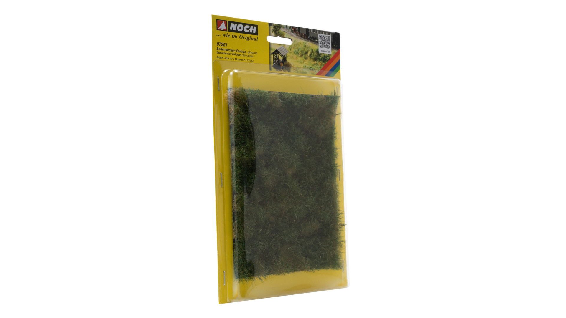 NOCH Modelleisenbahn-Streumaterial Bodendecker-Foliage olivgrün, für realistischen Mo, Foliage