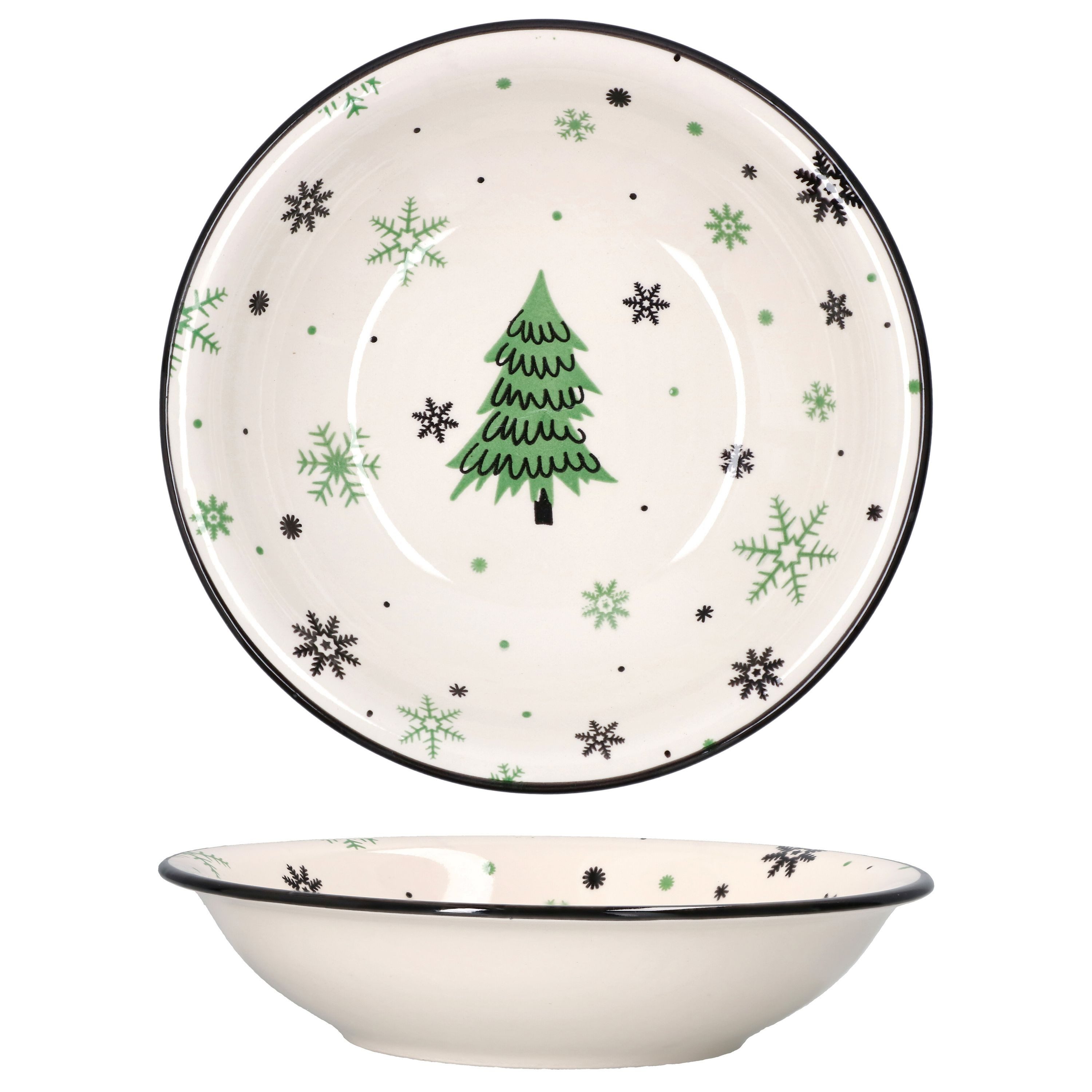 MamboCat Suppenteller 6er Set Suppenteller Weihnachtsbaum 21cm - 23105712 – Bild 4 von 5