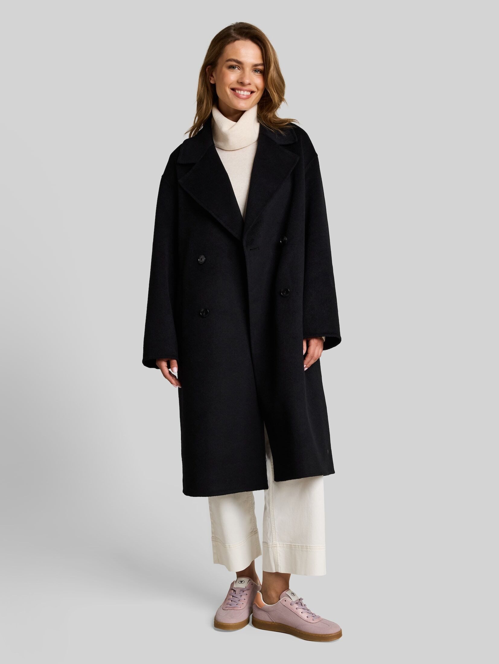 TOM TAILOR Kurzmantel Jacken Loose Fit Wollmantel