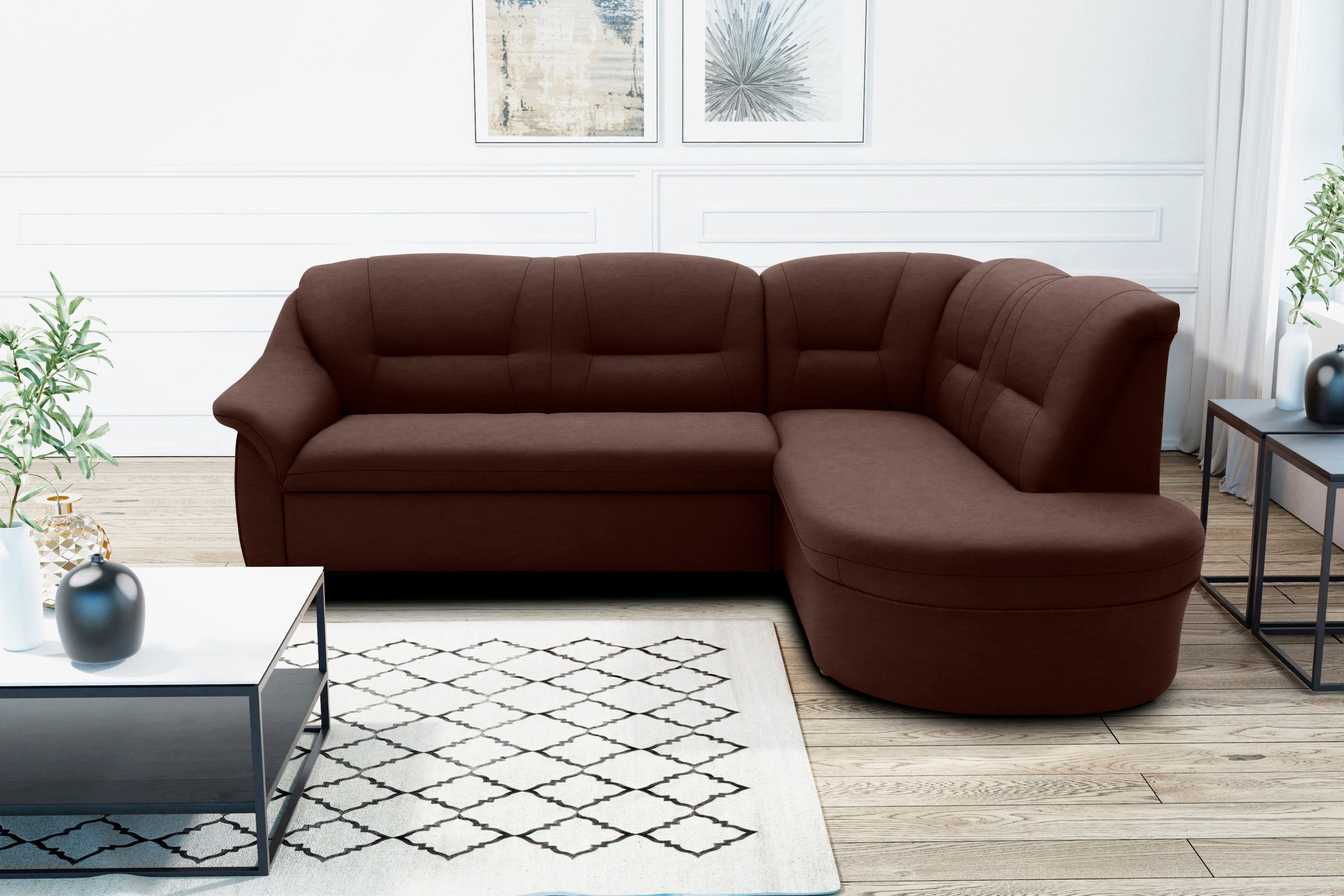 DOMO collection Ecksofa Faenza für kleine günstig online kaufen
