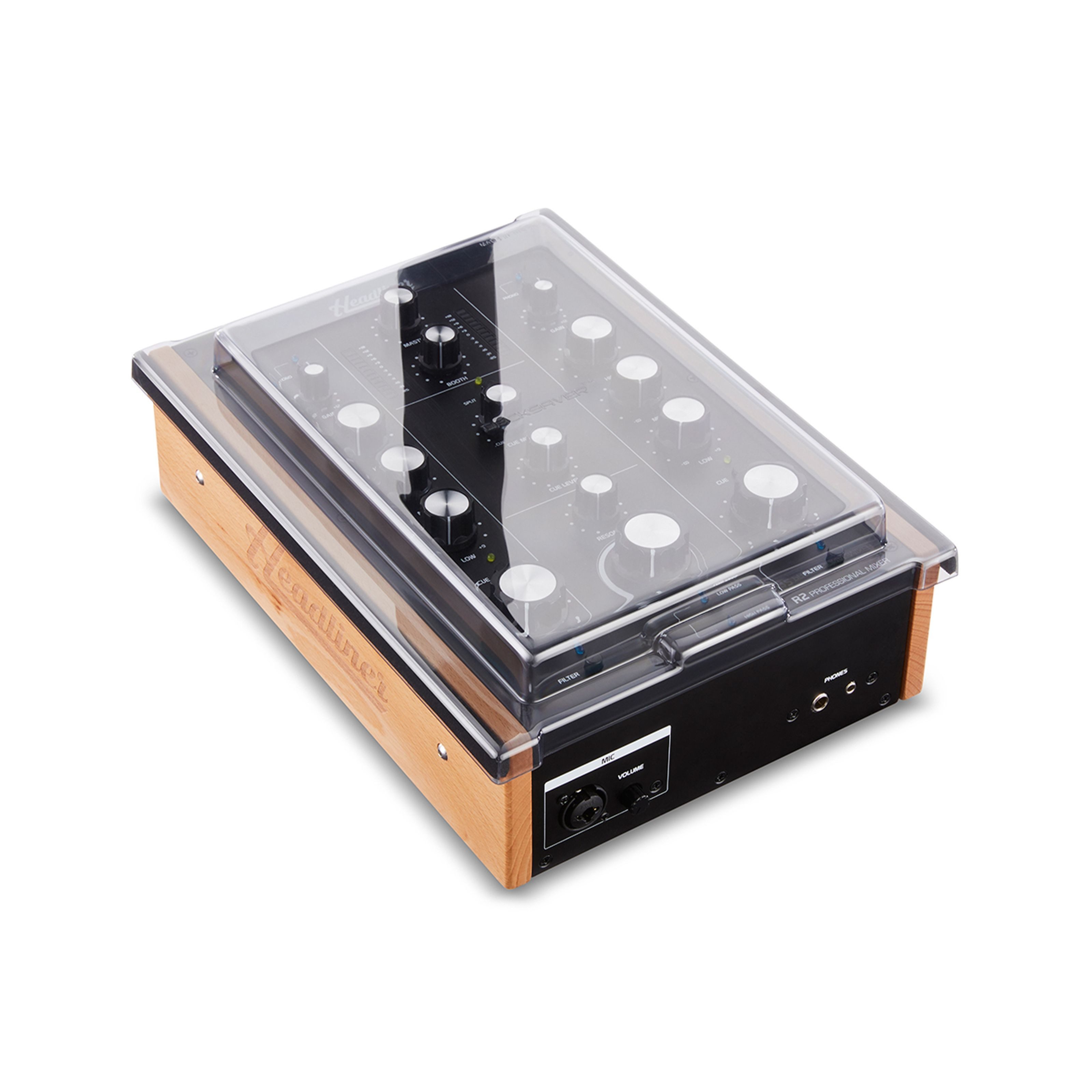 Headliner LA Mischpult, (DJ-Mixer, 2 Kanal DJ-Mixer), R2 + Decksaver-Set - DJ Mixer-Set