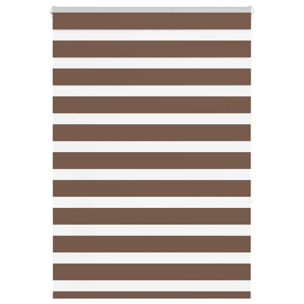 Rollo Doppelrollo Braun 115x150 cm Stoffbreite 110,9 cm Polyester, vidaXL