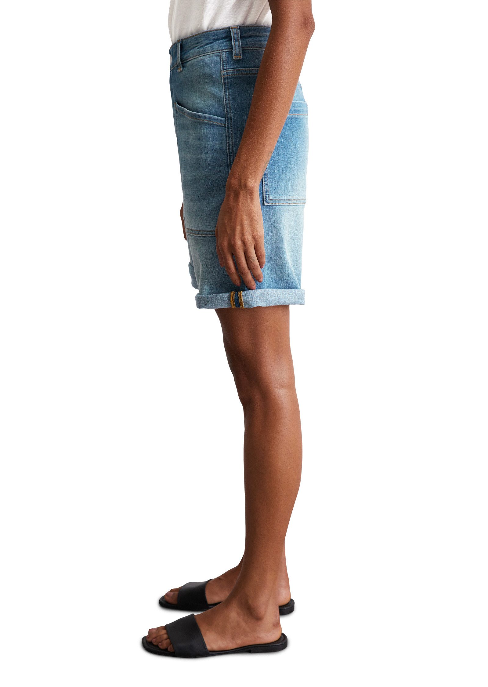 Marc O'Polo Shorts aus leichtem Stretch-Denim günstig online kaufen