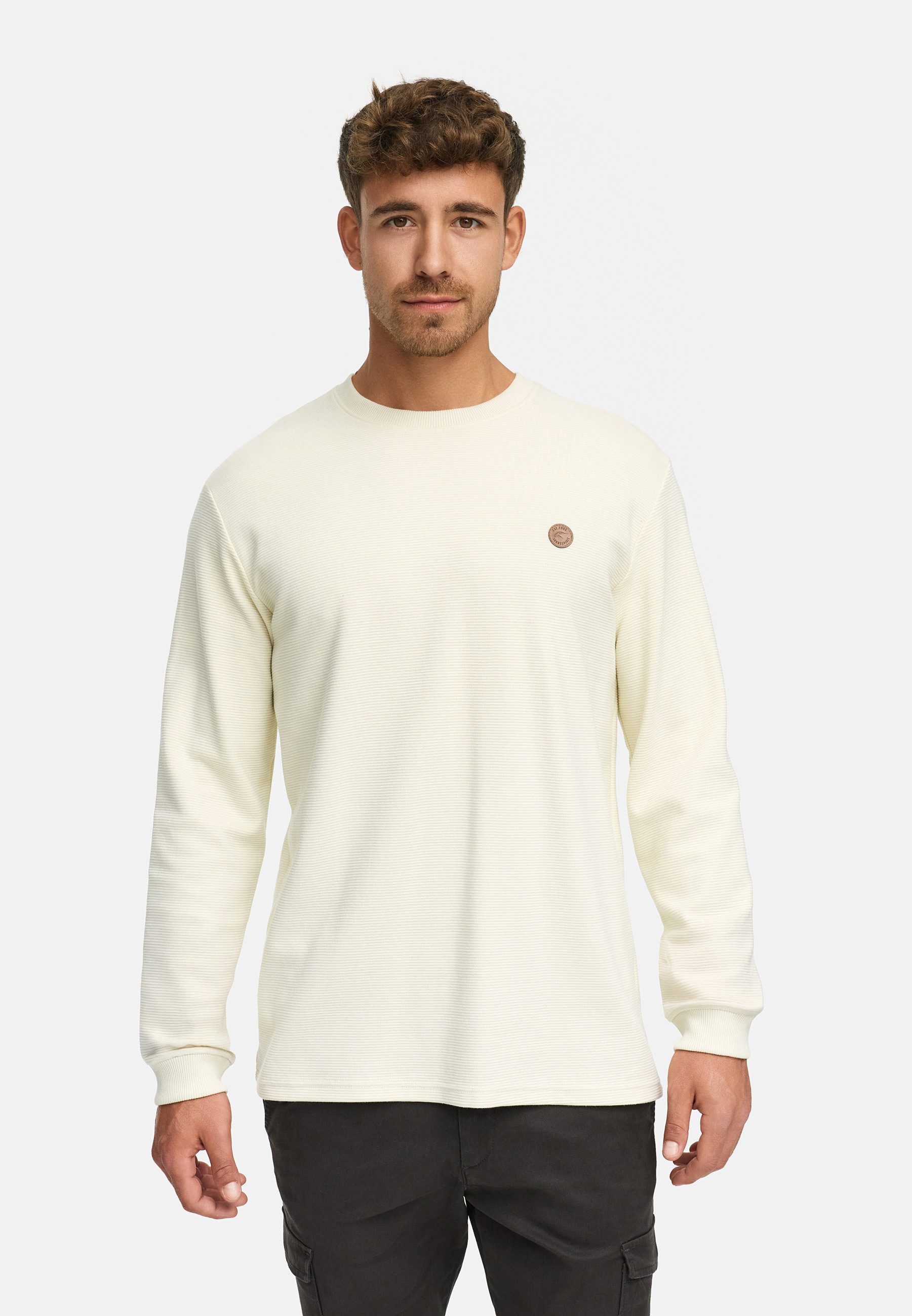 Indicode Sweater Herren INGuadalupe o-neck Sweatshirt Herrenpulli Sweatshirt mit Rundhalsausschnitt aus reiner Baumwolle