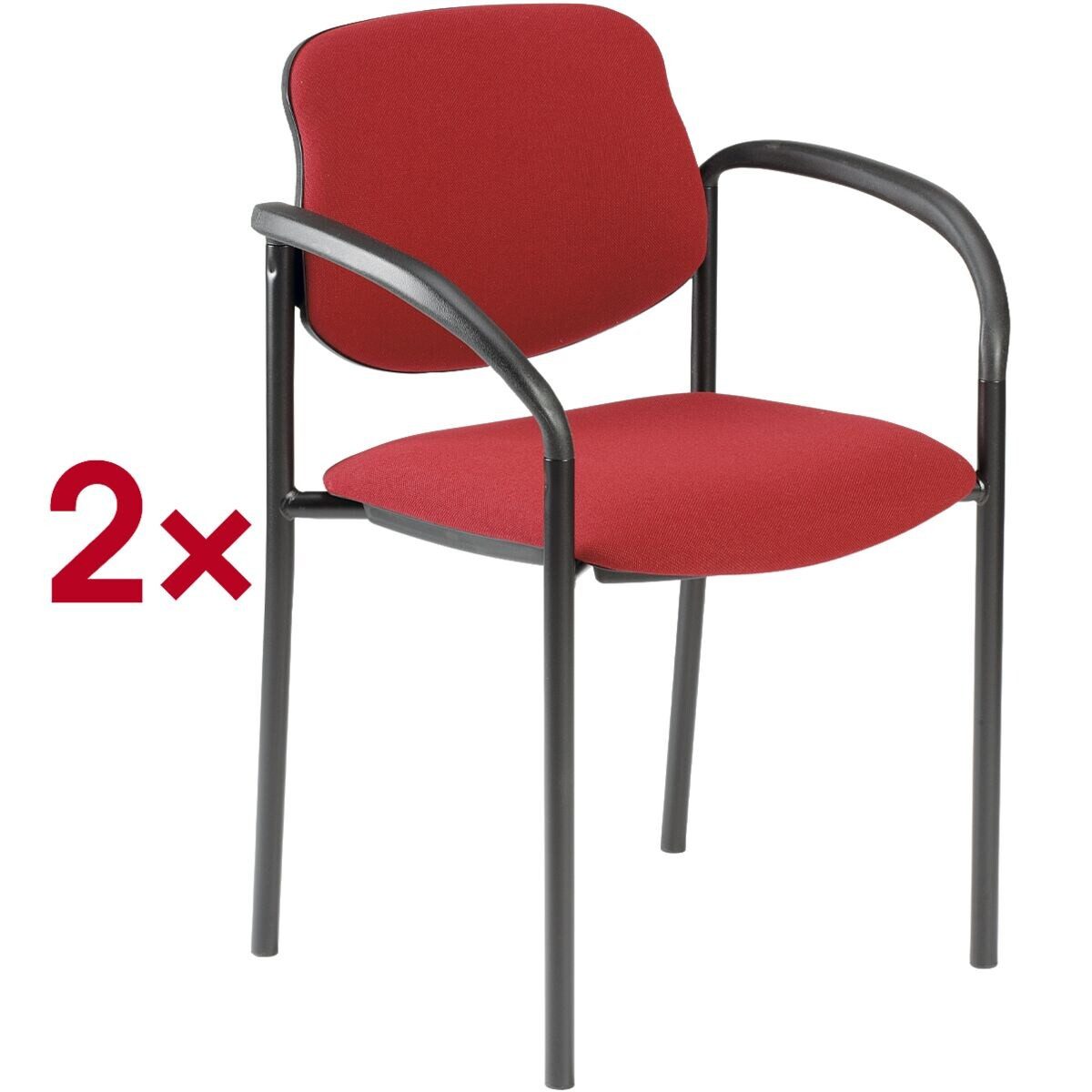 Nowy Styl Besucherstuhl Styl (2 St), stapelbar