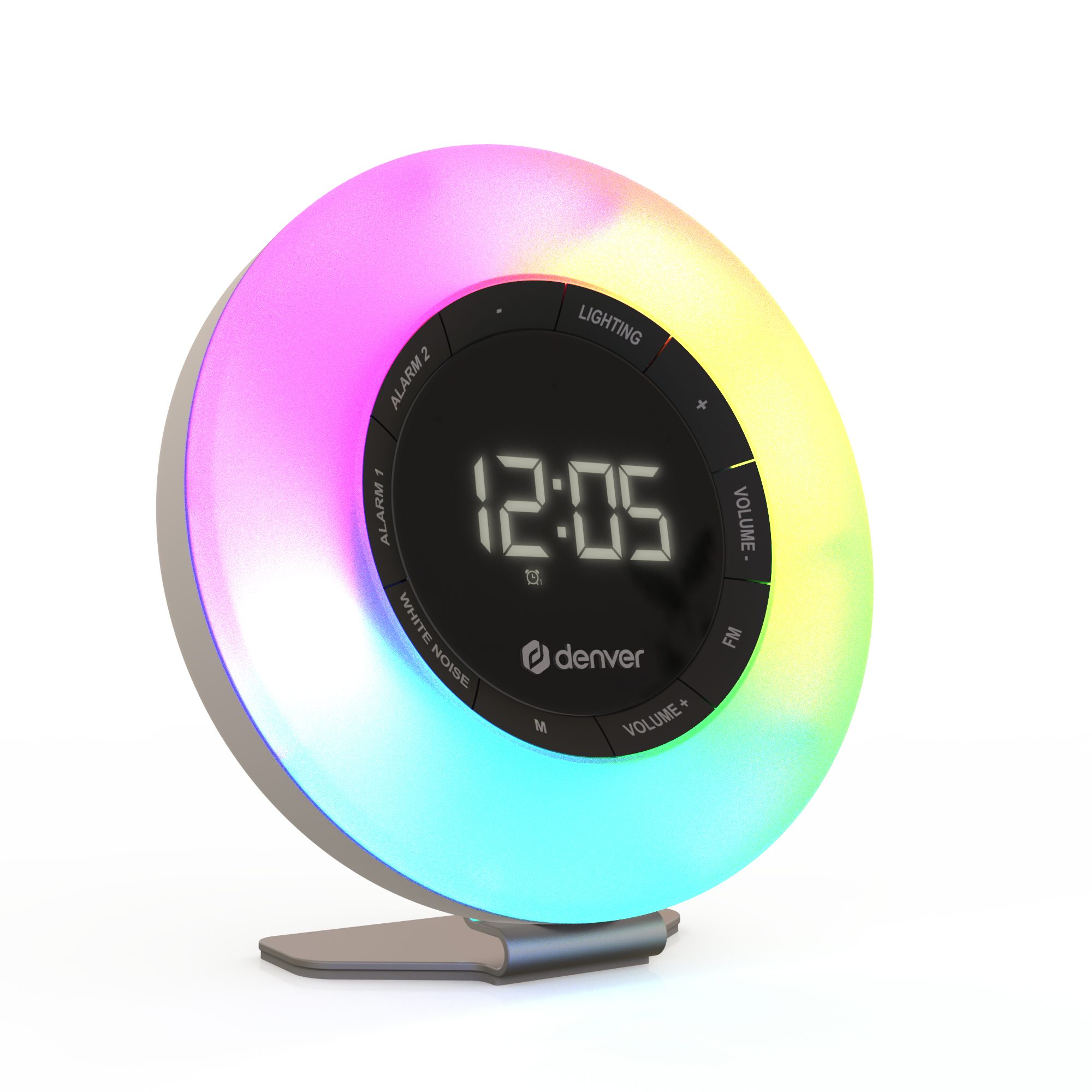 Denver Radiowecker CRL-342 Wake-up-Light, Naturklänge, White-Noise