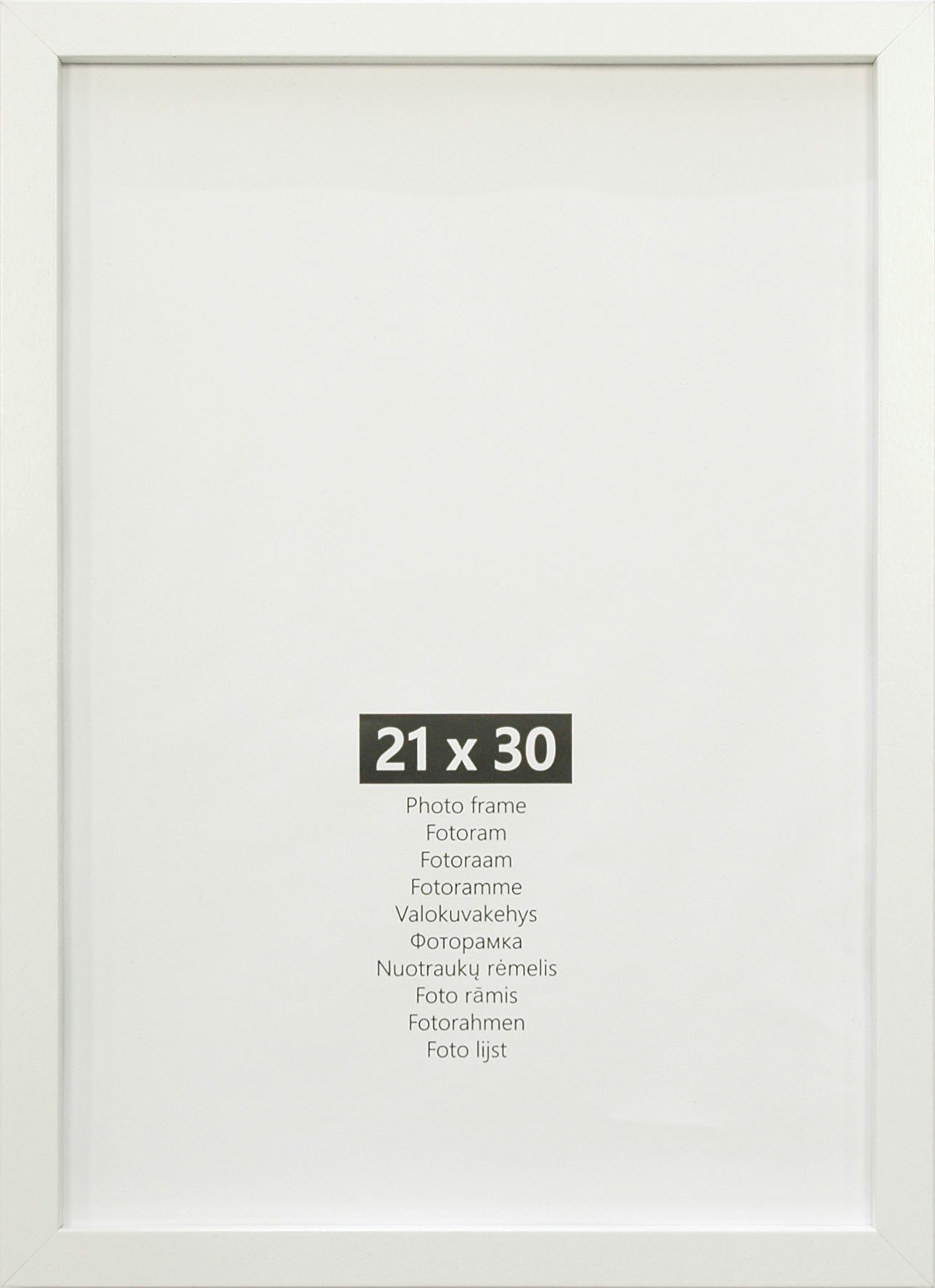 4x 4x Bilderrahmen-Set 12 + 30x40 40x50 12er, St), Weiß 21x30 + 15x20 andas 3x A4) 1x (Set, (DIN Bilderrahmen + cm A5) (DIN