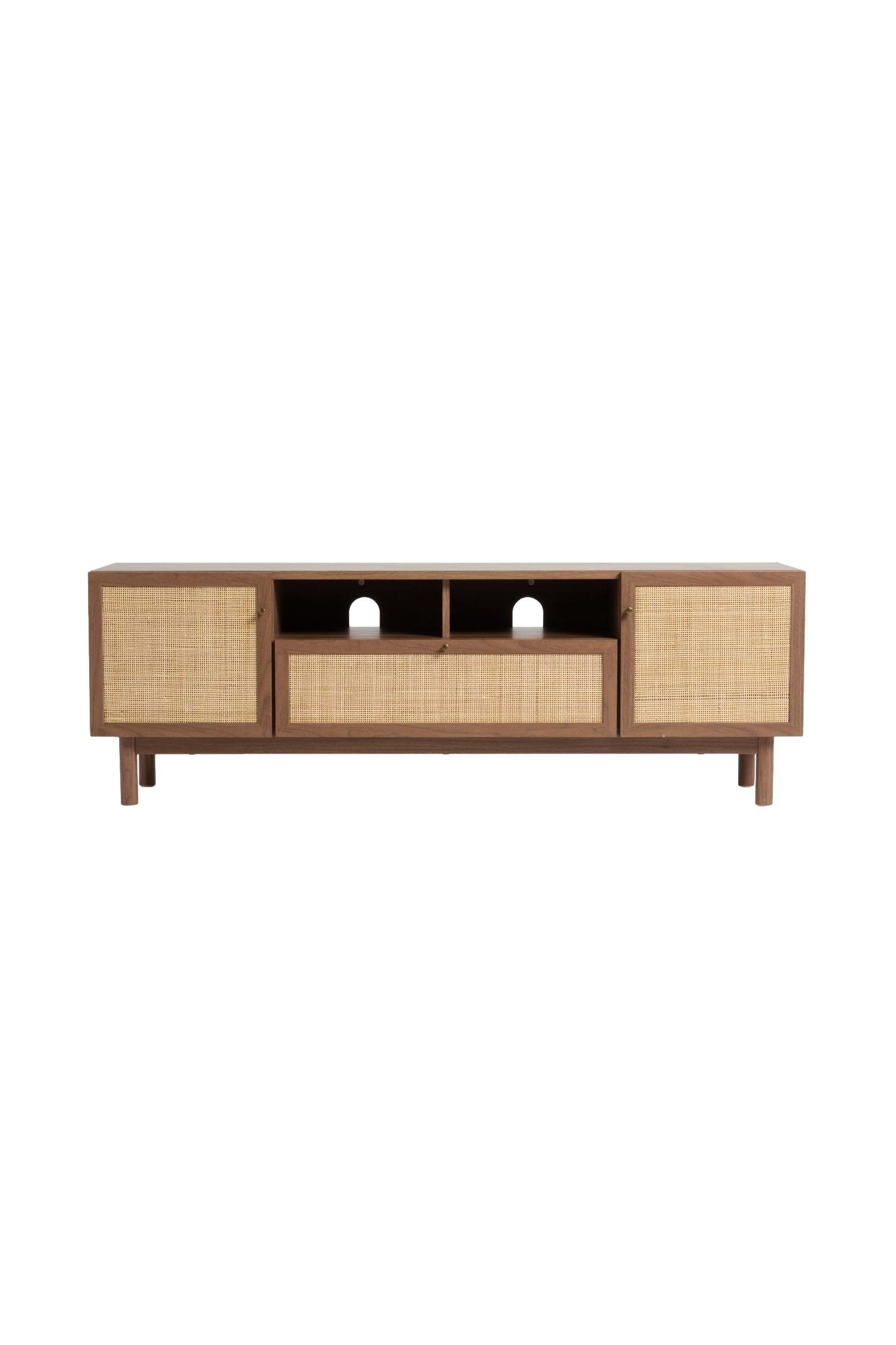 MADE TV-Schrank MADE.COM Pavia Rattan TV-Möbel 127 cm – extrabreit (1-St)