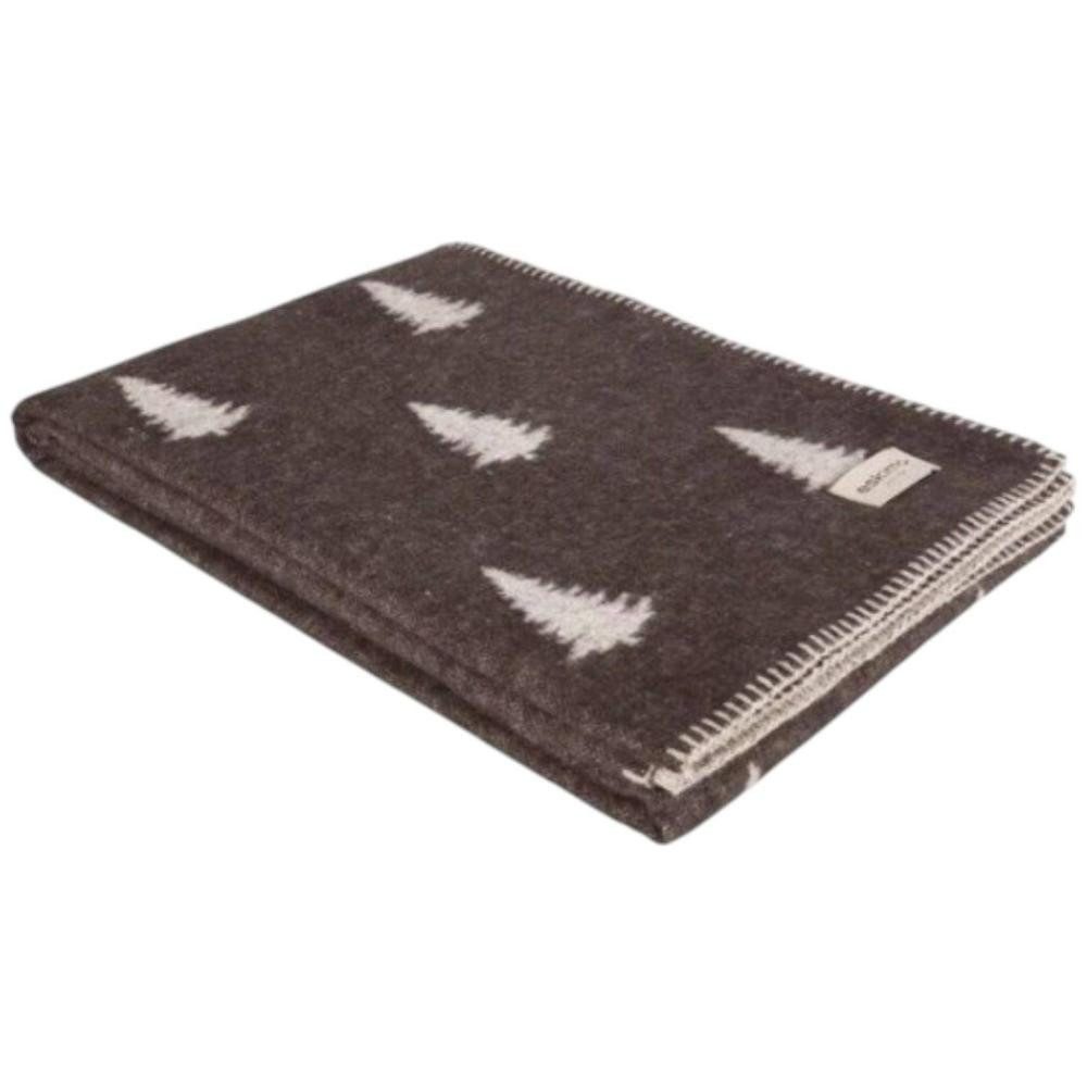 Wohndecke Pina in Dunkelbraun von Eskimo, Eskimo günstig online kaufen