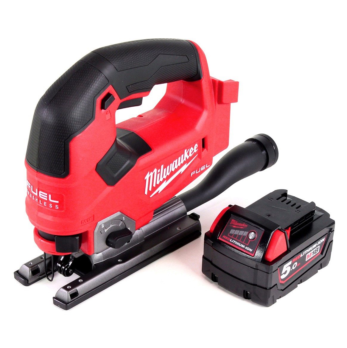 Milwaukee Akku-Stichsäge M18 FJS-501 Stichsäge 18V Brushless + 1x Akku 5,0Ah - ohne Ladegerät