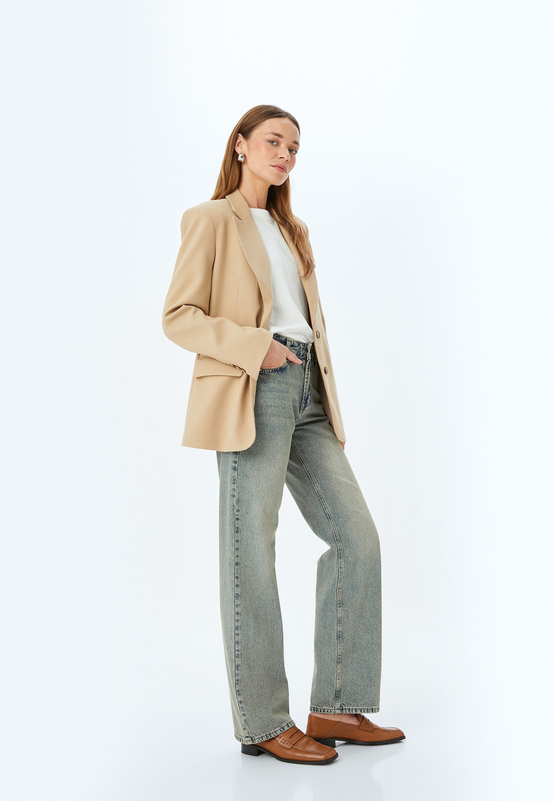 Koton Straight-Jeans Denim Straight Straight-Jeans
