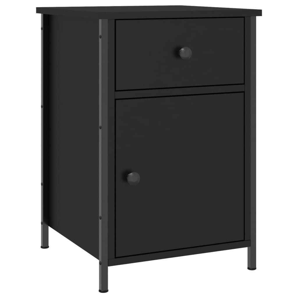 vidaXL Nachttisch Nachttisch Schwarz 40x42x60 cm günstig online kaufen