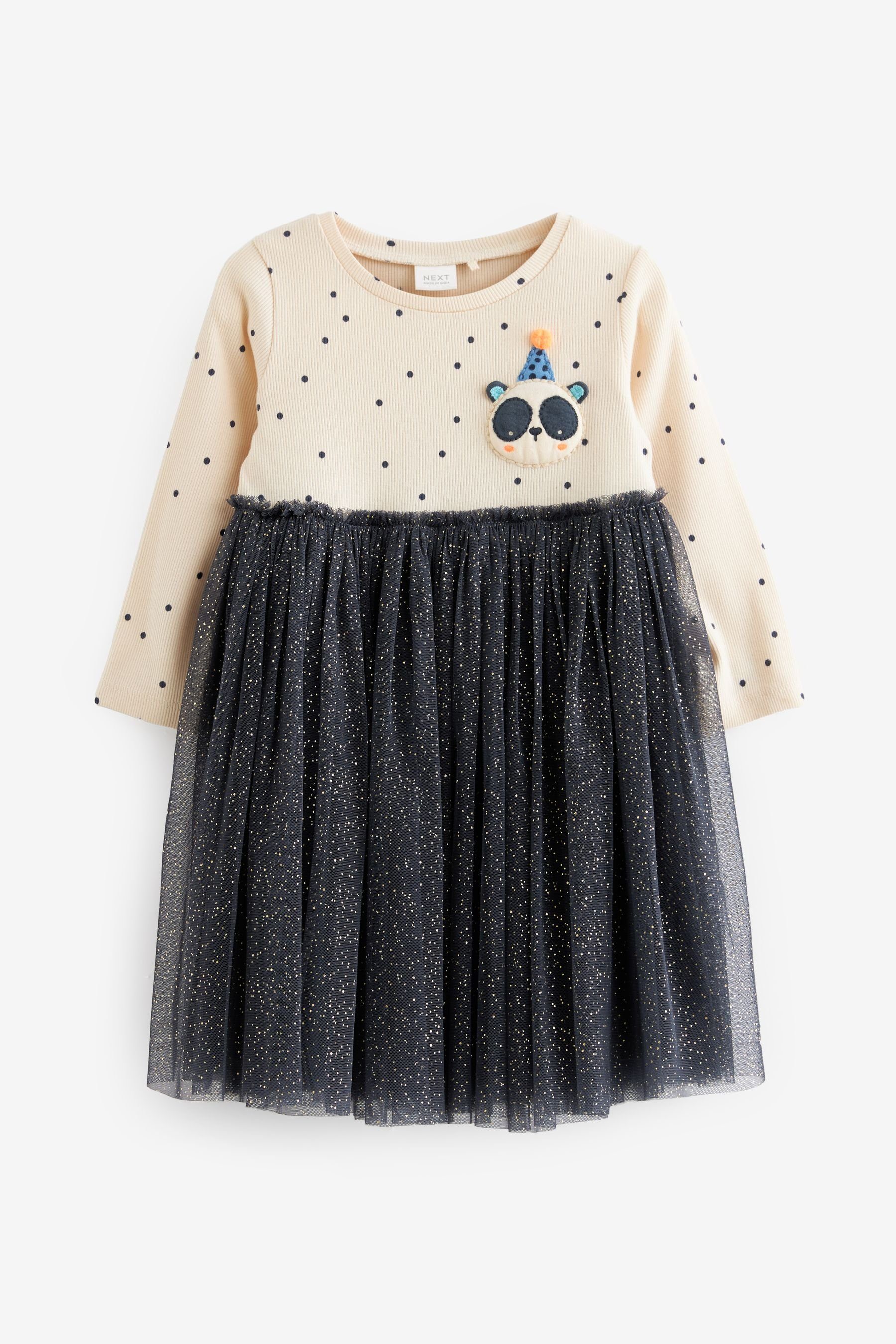 Next Tüllkleid Tutu-Kleid mit Motiv (1-tlg) Monochrome Panda | Kleider