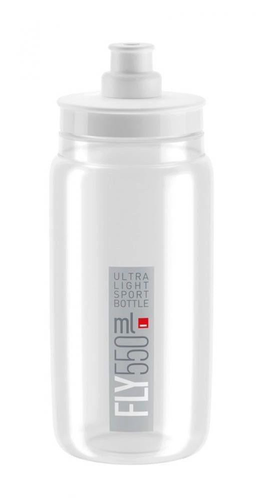 Elite Trinkflasche Elite Trinkflasche Fly 550 ml klar grau