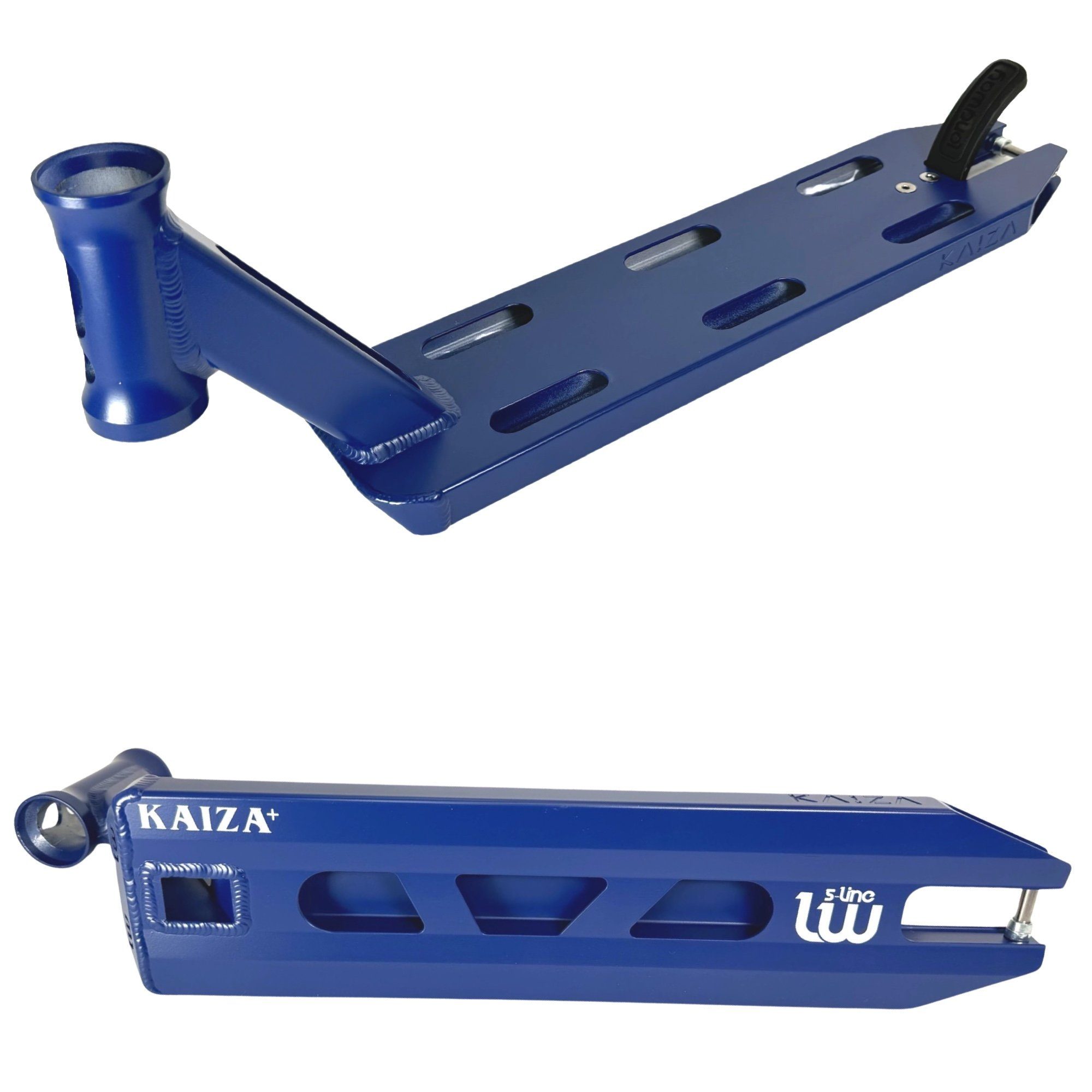 Longway Scooters Stuntscooter Longway Kaiza V3 Stunt-Scooter Deck 480mm 1085g Dunkel Blau | Stuntscooter