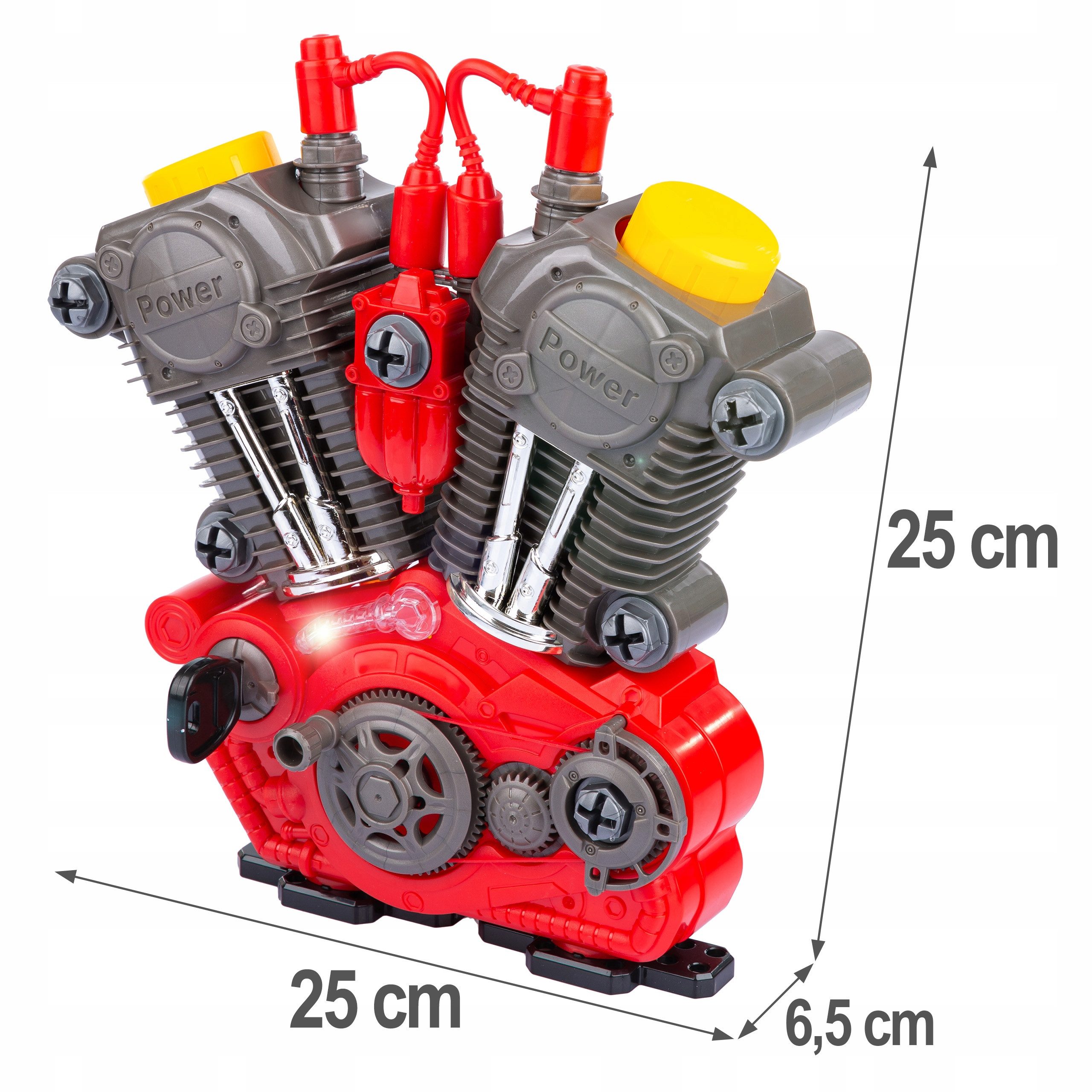 kinderplay Lernspielzeug Motorbau Spielset – Lernspielzeug Technik – Kinder ab 3 – Licht & Soun – Bild 2 von 5