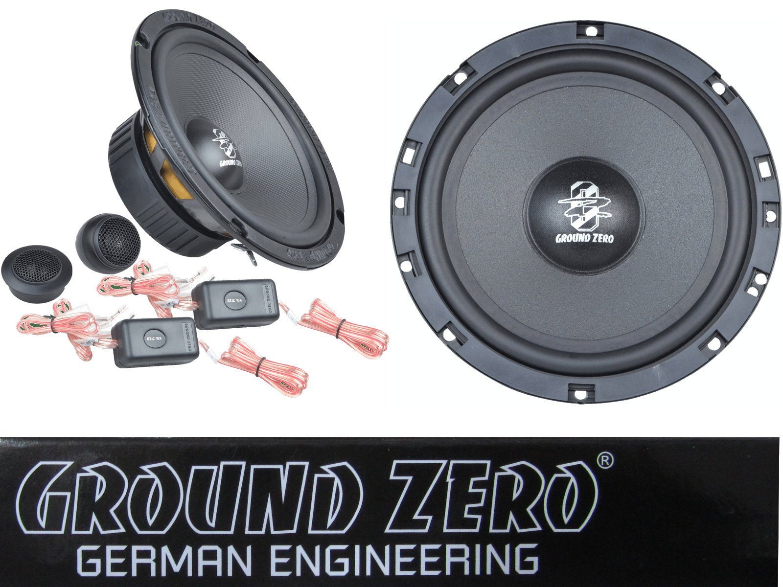 Ground Auto-Lautsprecher (180 für 4 W) 97-06 Vorne Zero BJ DSX Hinten Tür Golf VW Einbauset