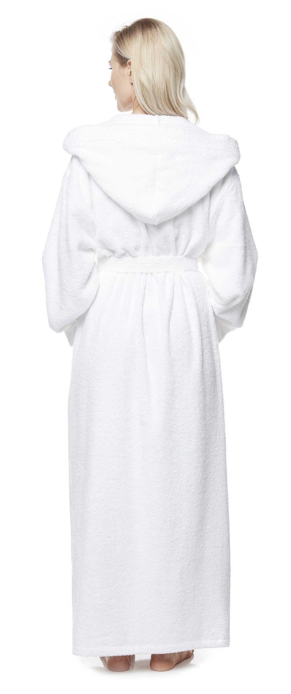 Arus Damenbademantel Pandora, extra lang, mit Kapuze, 100% Baumwolle, für S günstig online kaufen