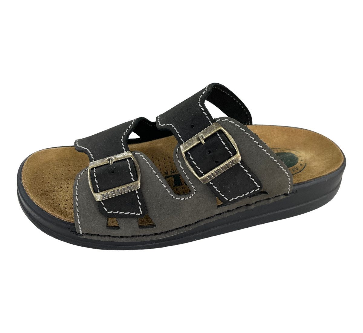 Helix Helix Herren Magic-Point Pantolette 54011-55 schwarz/grafit Clog