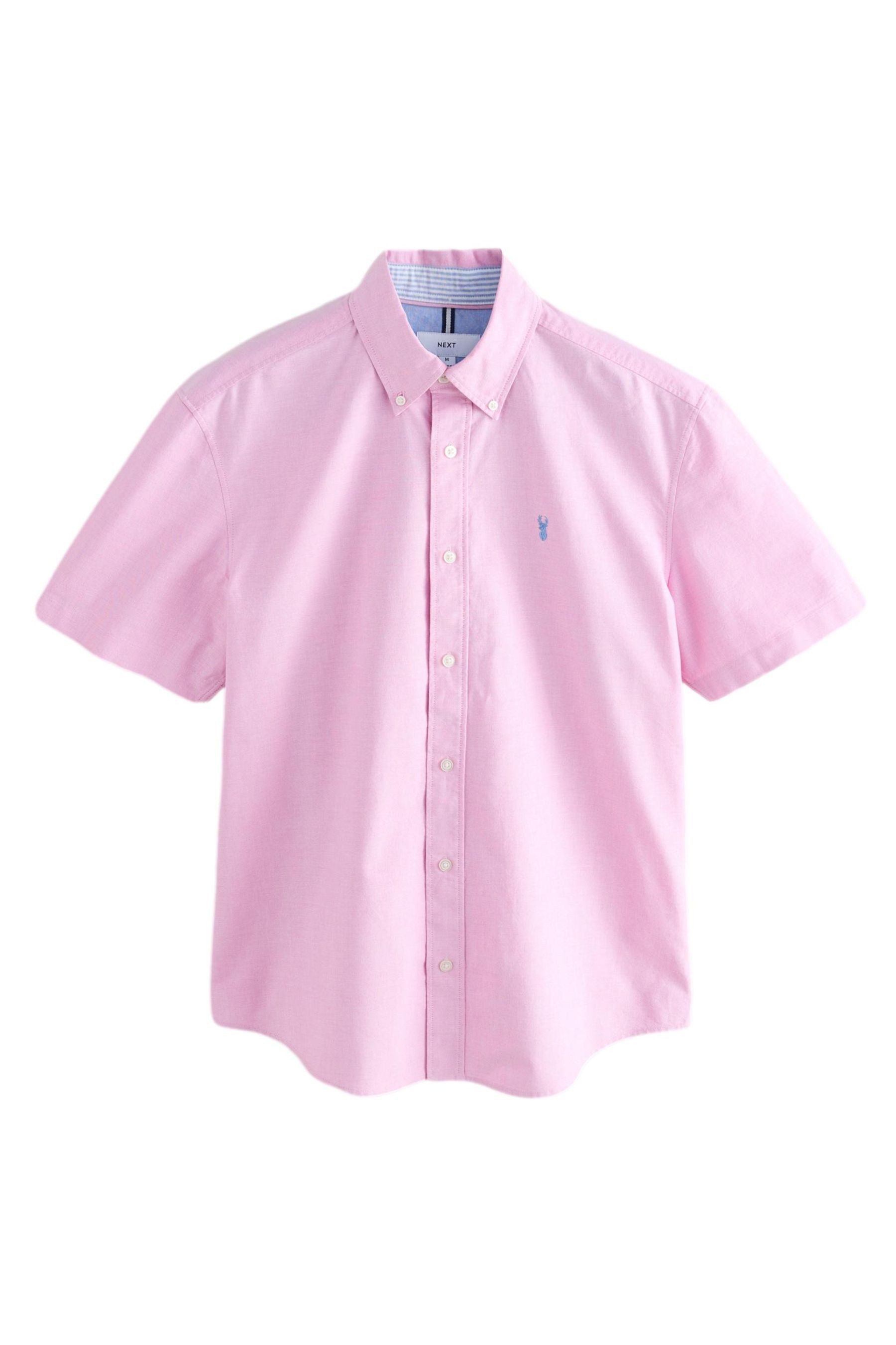 Next Kurzarmhemd Kurzärmeliges Regular Fit Oxford-Hemd günstig online kaufen