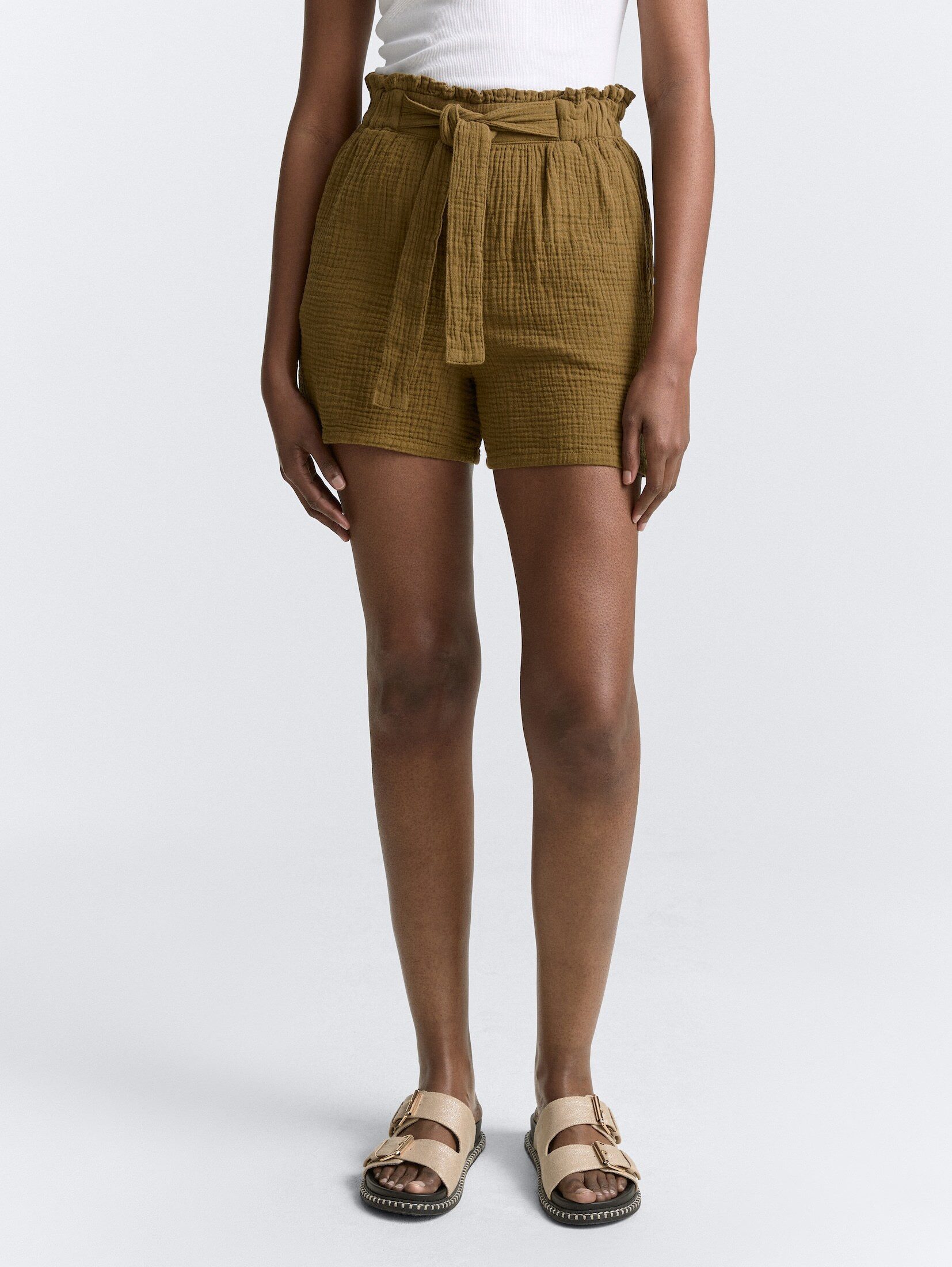 TOM TAILOR Denim Shorts Musselin Relaxed günstig online kaufen