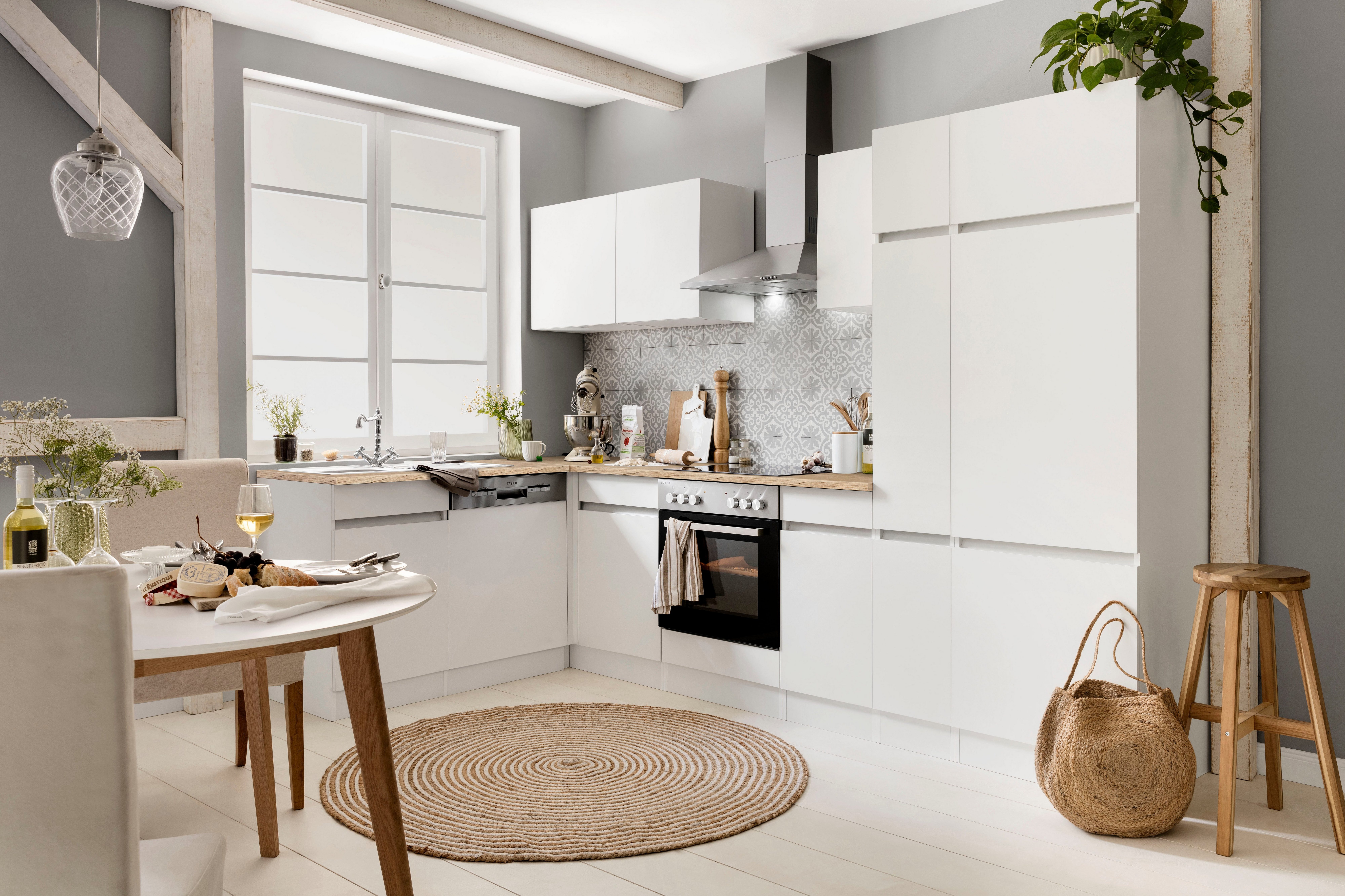 OPTIFIT Winkelküche "Roth" Stellmaße 300x175 cm, wahlweise mit E-Geräten, m günstig online kaufen