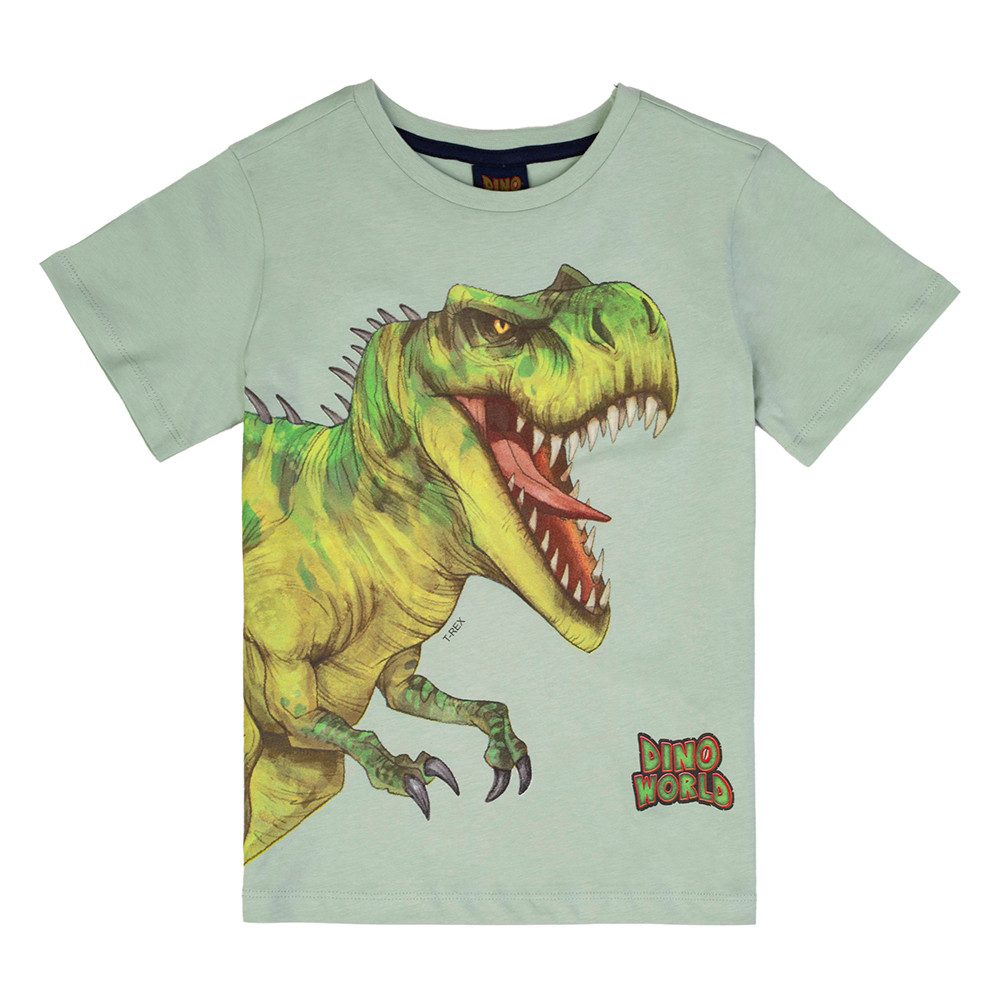 Dino World T-Shirt Dino World Dinosaurier T-Rex T-Shirt frosty green (1-tlg)