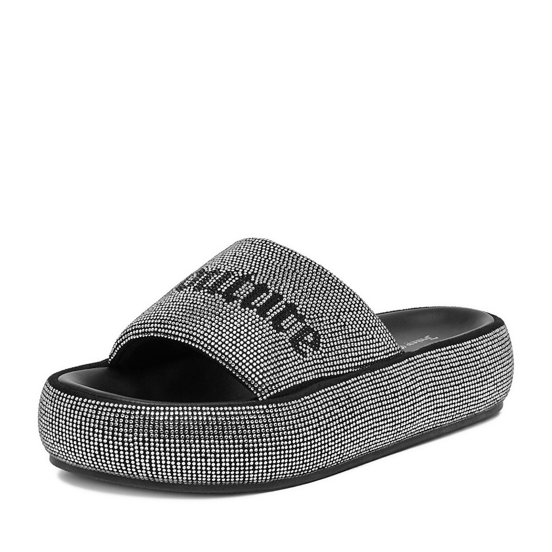Juicy Couture Juicy Couture Damen Flip-Flops Schwarz Badepantolette – Bild 4 von 4
