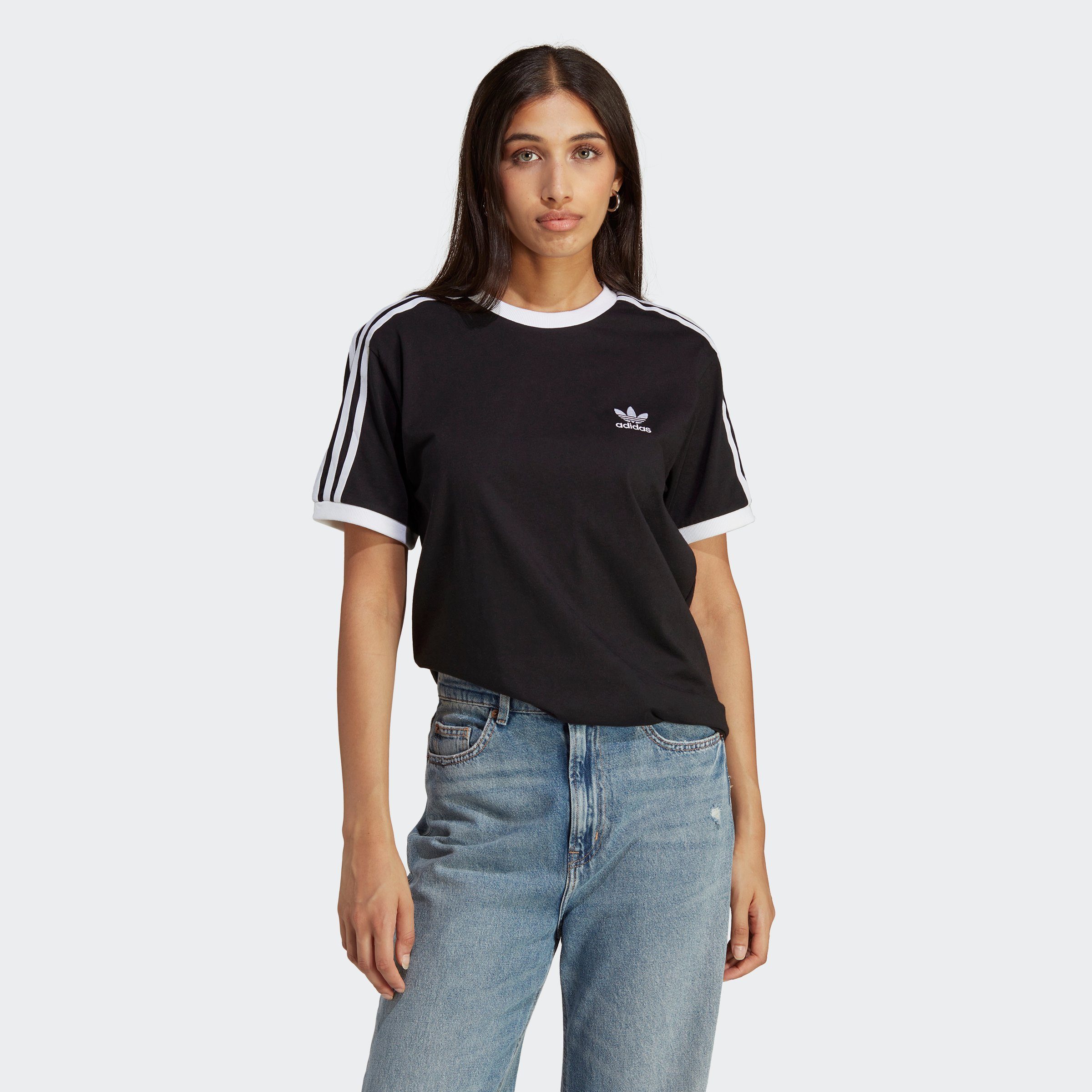 [Übersee-Standard] adidas Originals T-Shirt ADICOLOR CLASSICS 3-STREIFEN Black