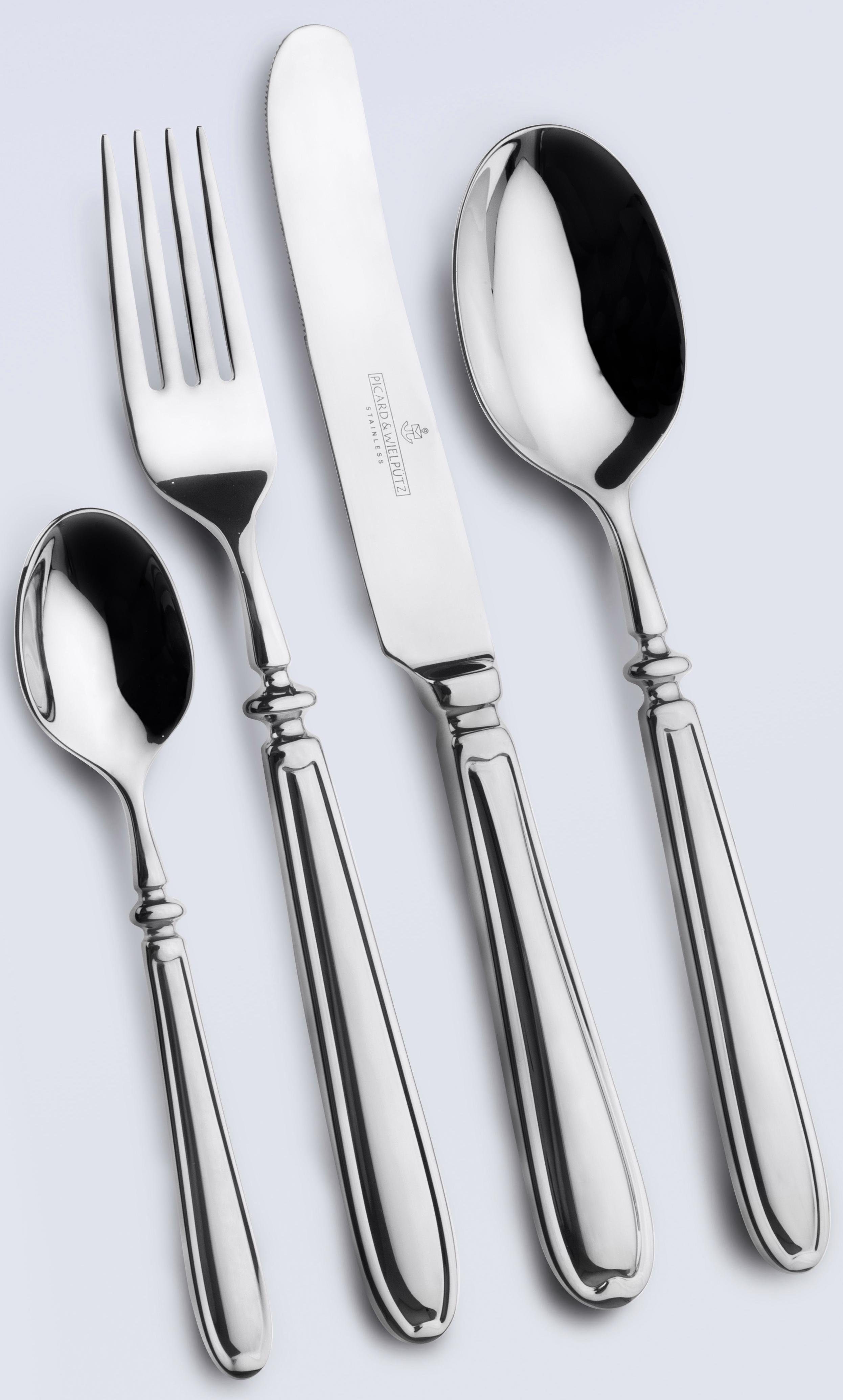 Picard & Wielpütz Solingen Besteck-Set Landhaus (24-tlg), 6 Personen, Chromnickelstahl 18/10