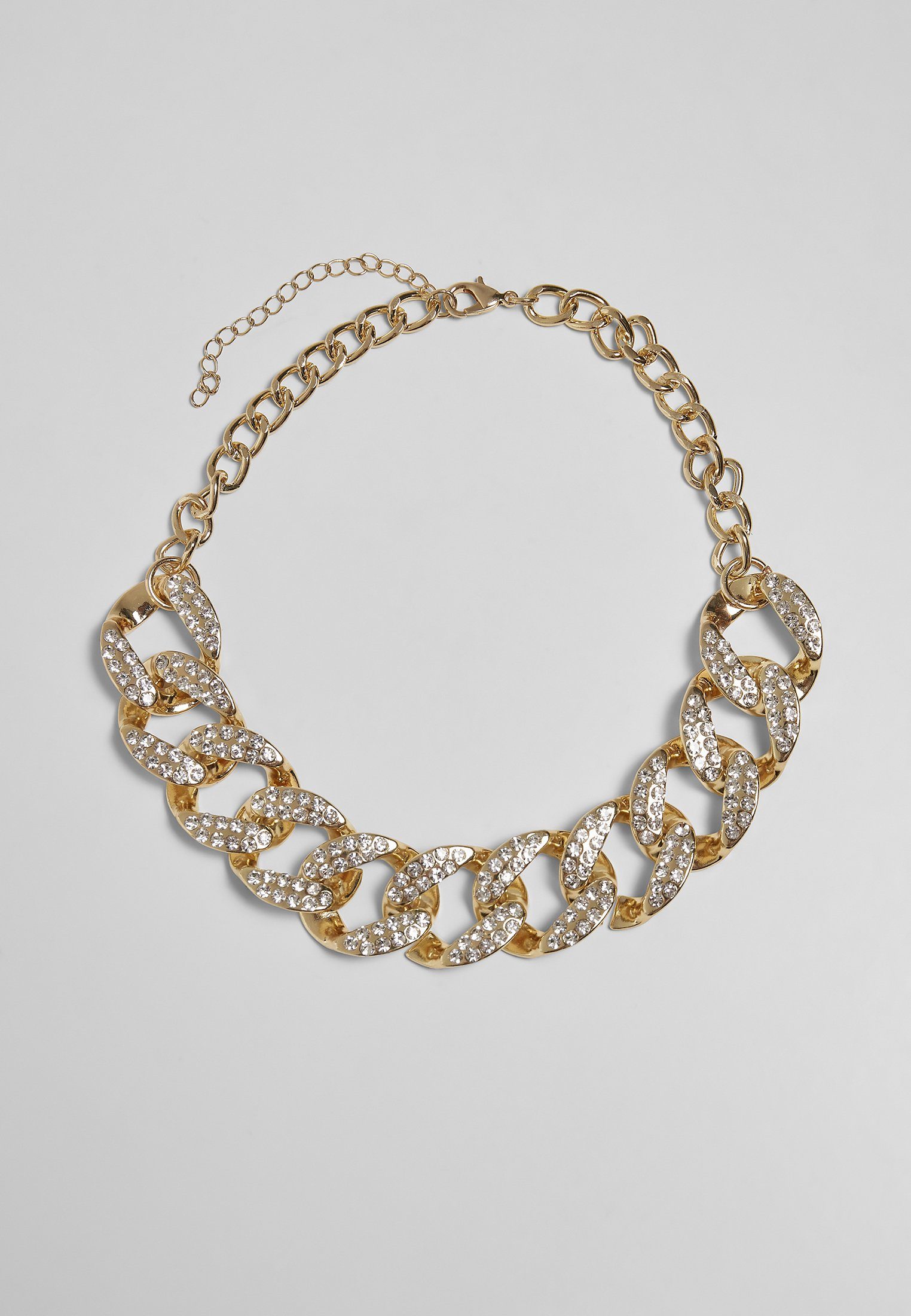 URBAN CLASSICS Edelstahlkette Accessoires Statement Necklace gold