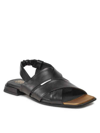 Simen Sandalen 5022A Czarny/Z?oty Sandale