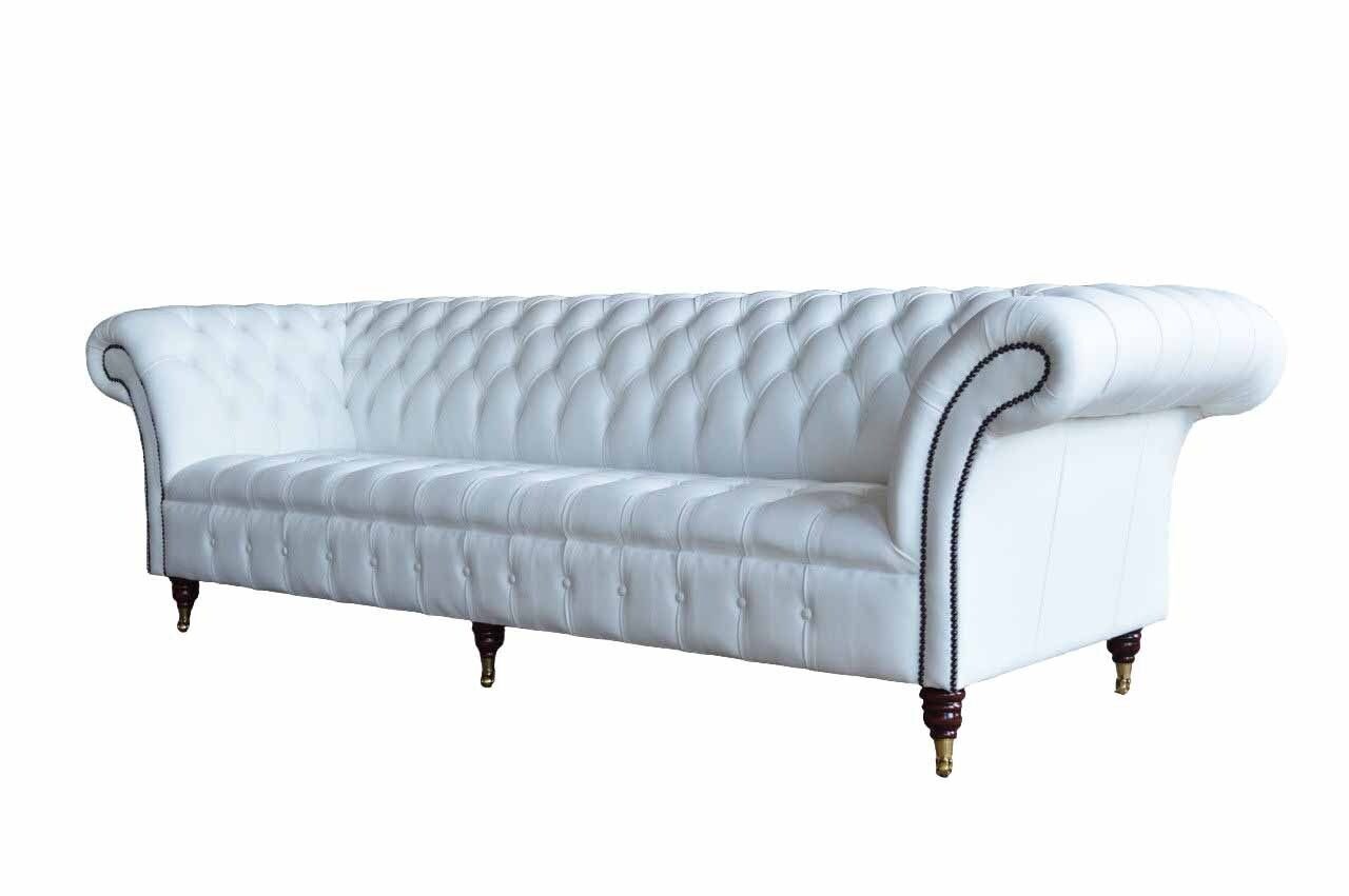 Design Chesterfield Englisches Sofa, Couchen Sitzer In Sofa Wohnzimmer JVmoebel 4 Europe Made