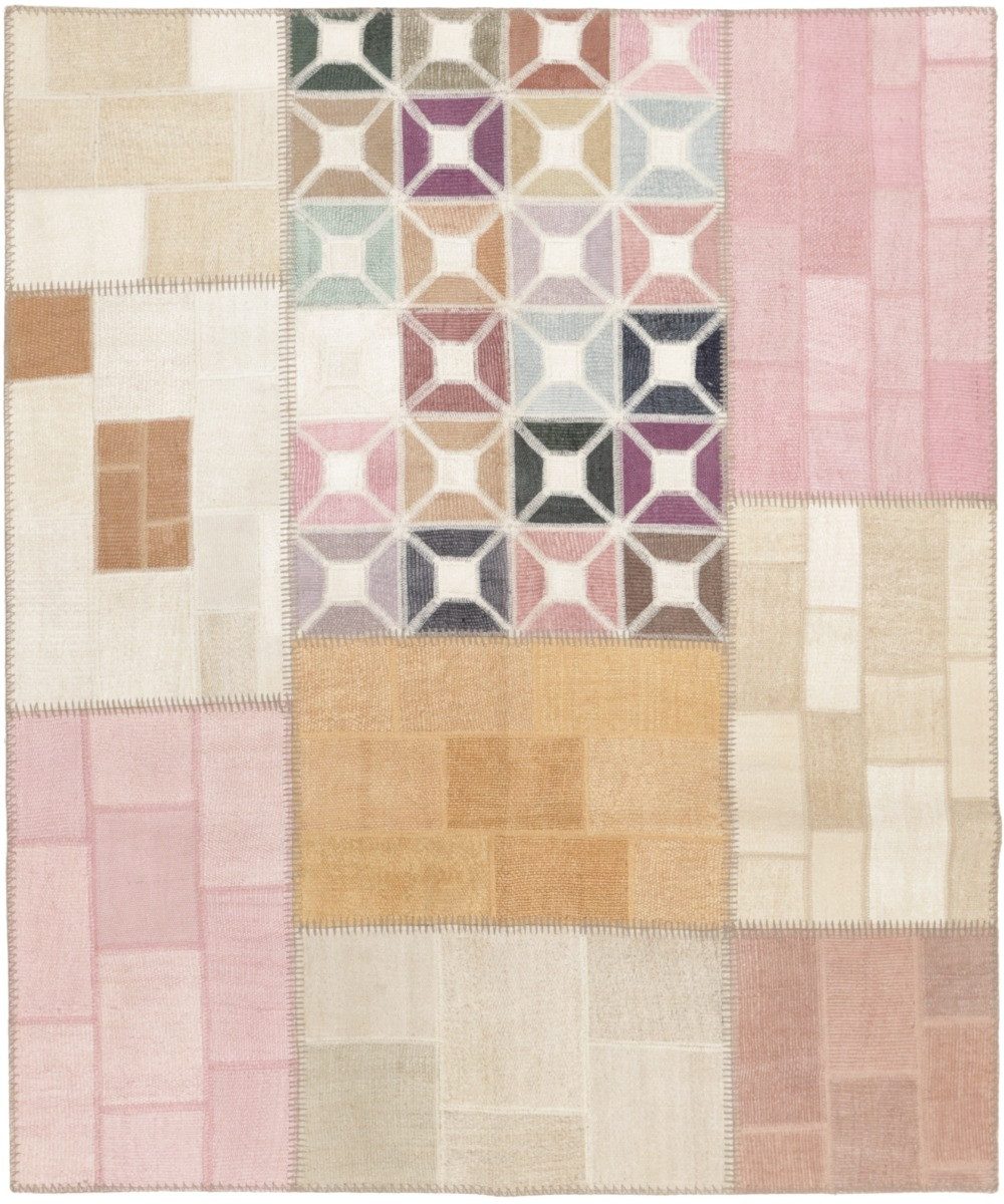 Carpet Avenue Teppich Patchwork Fine 166x140, Quadrat, Höhe: 8 mm