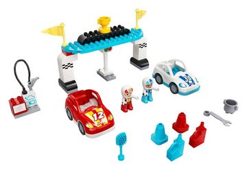 LEGO® Konstruktionsspielsteine LEGO® DUPLO® - Rennwagen, (Set, 44 St)